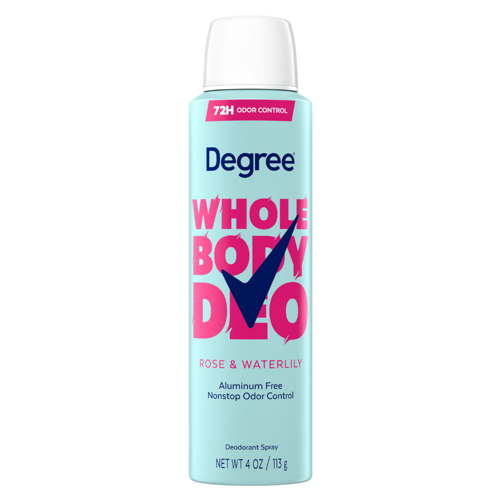 Degree Whole Body Deodorant Spray Rose & Waterlily (4 oz) DestGlow
