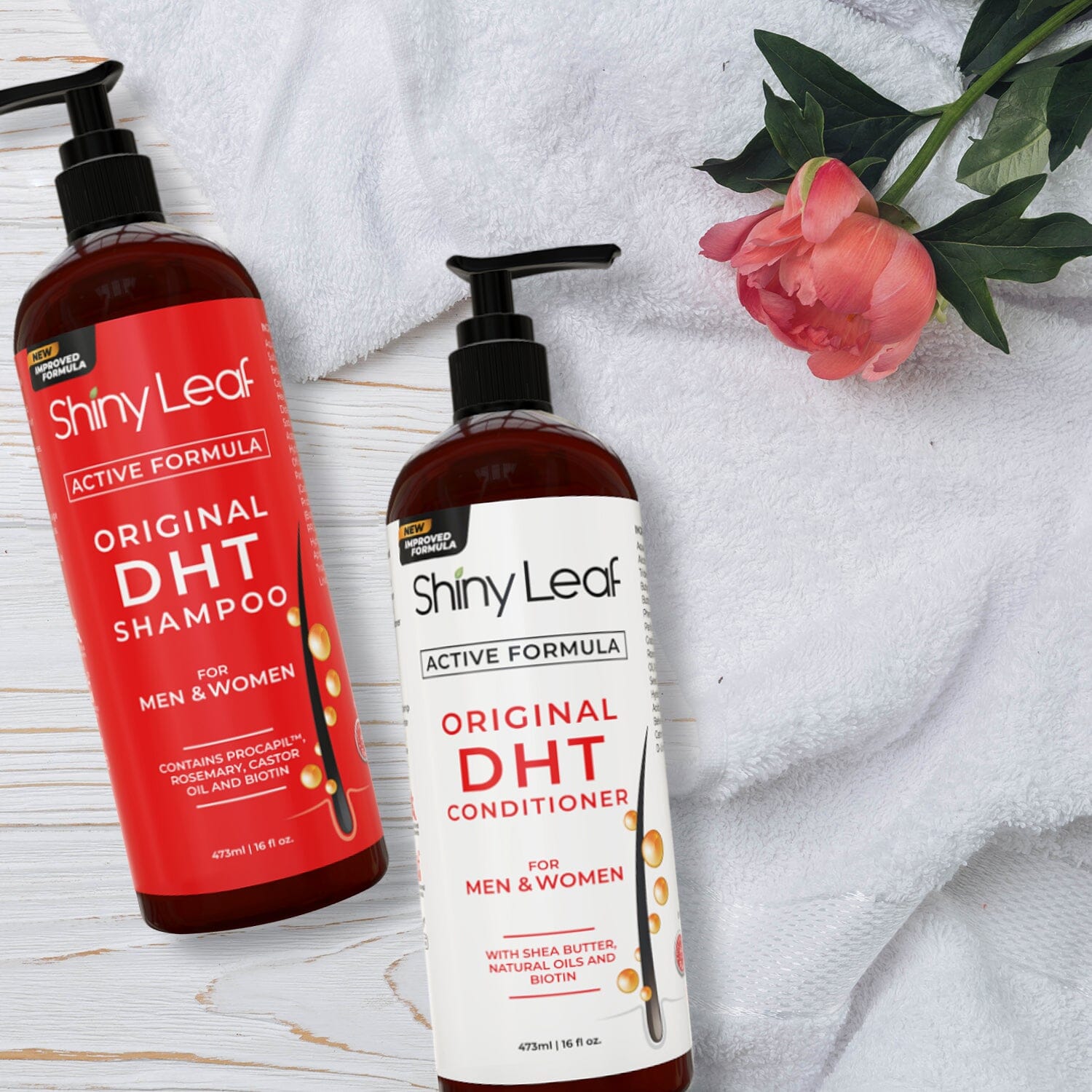 DHT Blocker Hair Loss Shampoo with Biotin — 16 oz by Shiny Leaf