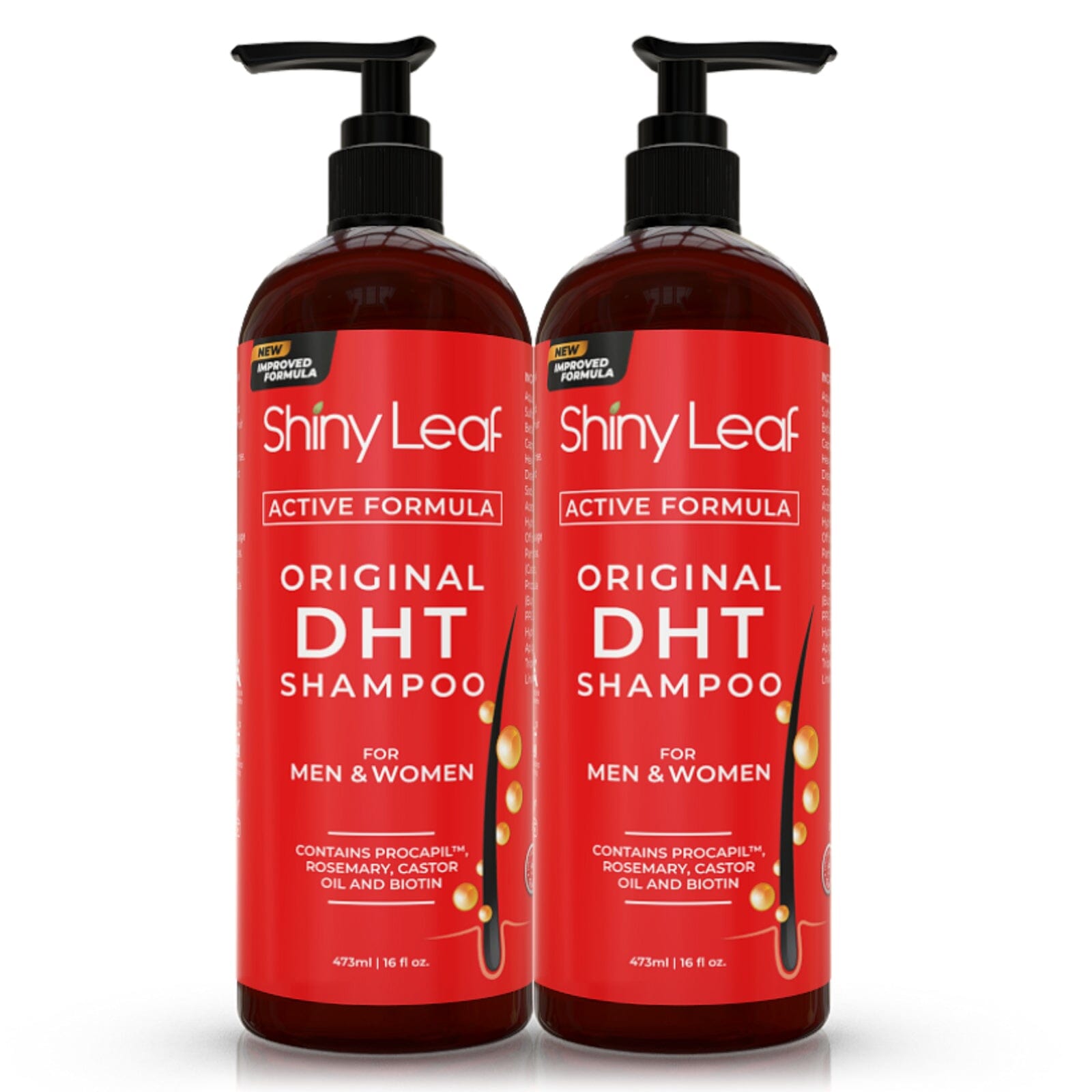 DHT Blocker Hair Loss Shampoo with Biotin — 16 oz by Shiny Leaf