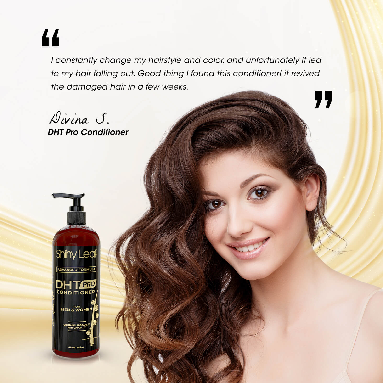 DHT Pro Conditioner with Procapil & Capixyl — 16 oz by Shiny Leaf