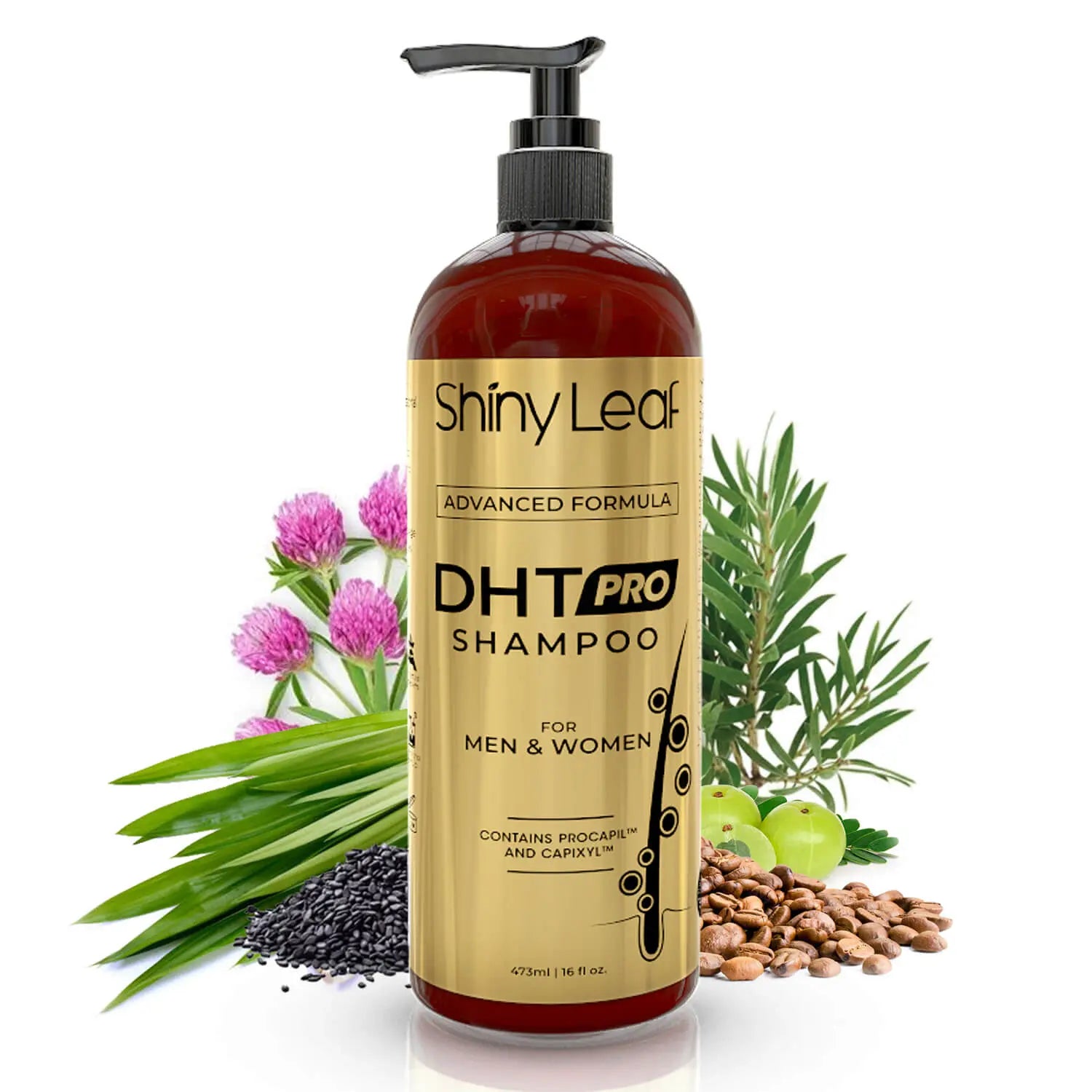 DHT Pro Shampoo with Procapil & Capixyl — 16 oz by Shiny Leaf