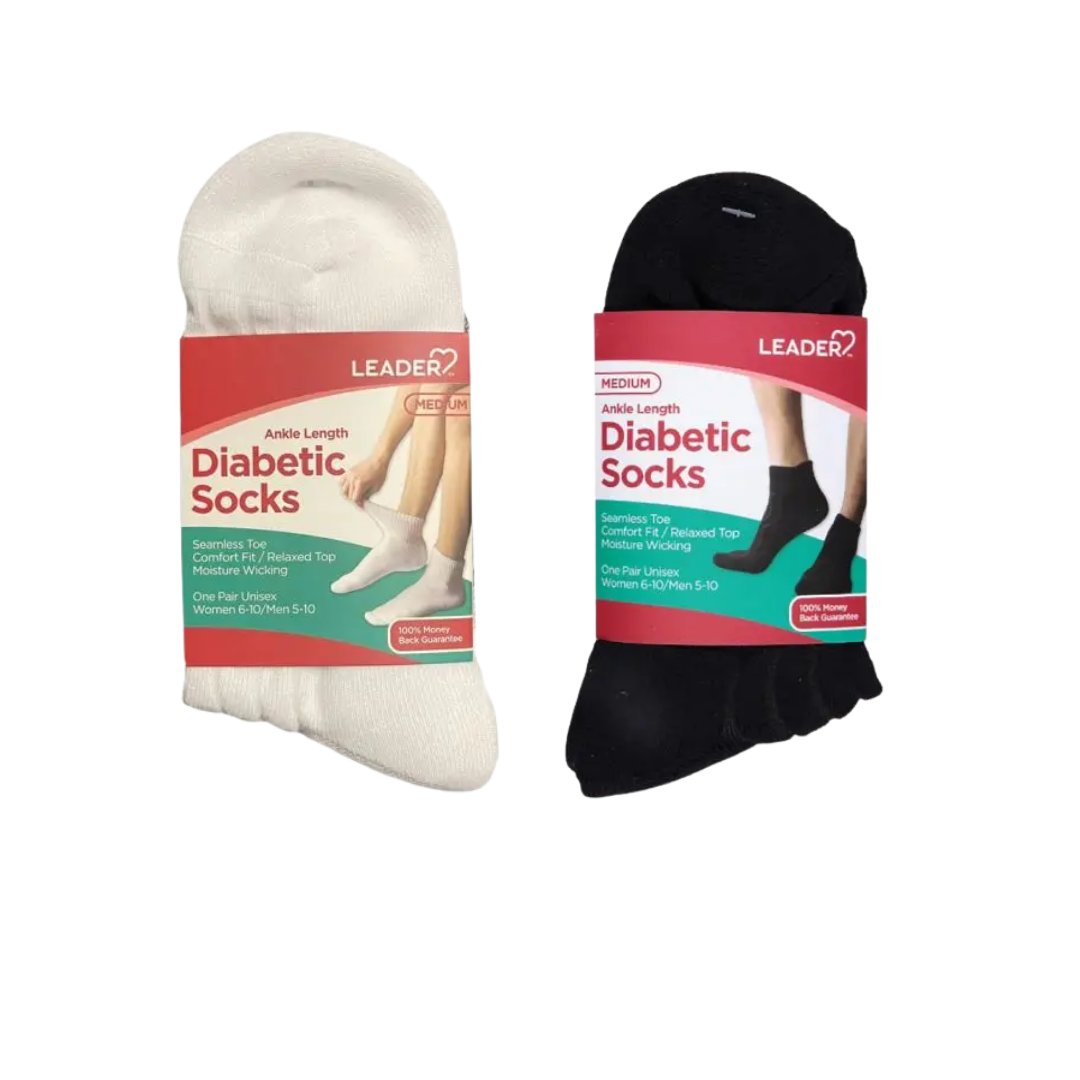 Diabetic Ankle-Length Socks (1 Pair) by Farmacias Savia