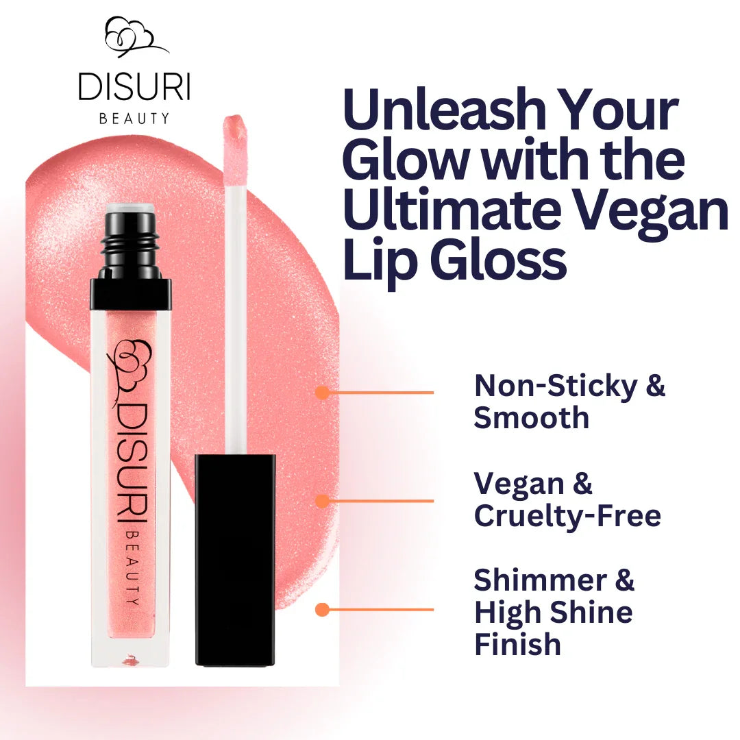 DISURI Beauty Shimmer Blast Lip Gloss - Baby Sue (S15)