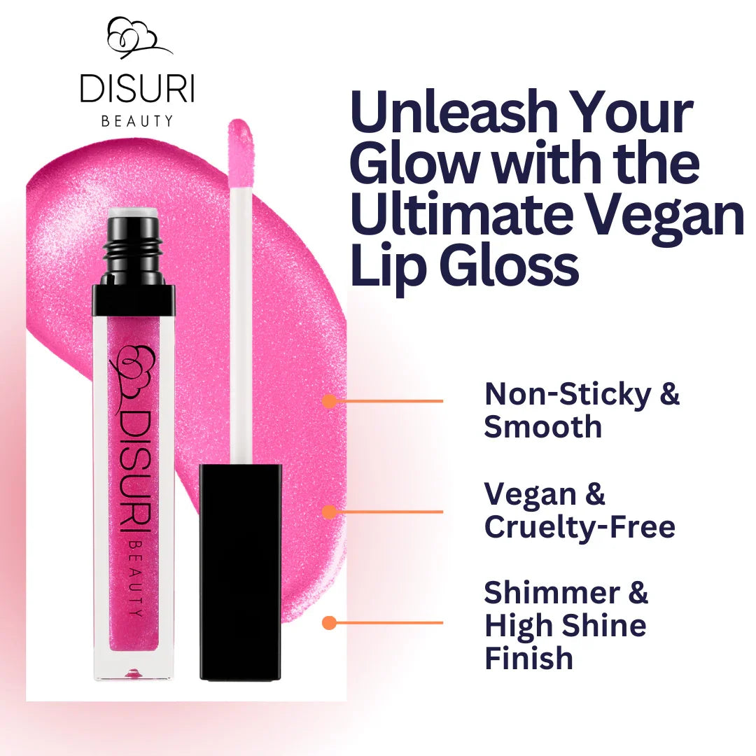 DISURI Beauty Shimmer Blast Lip Gloss - Suheris (S27)