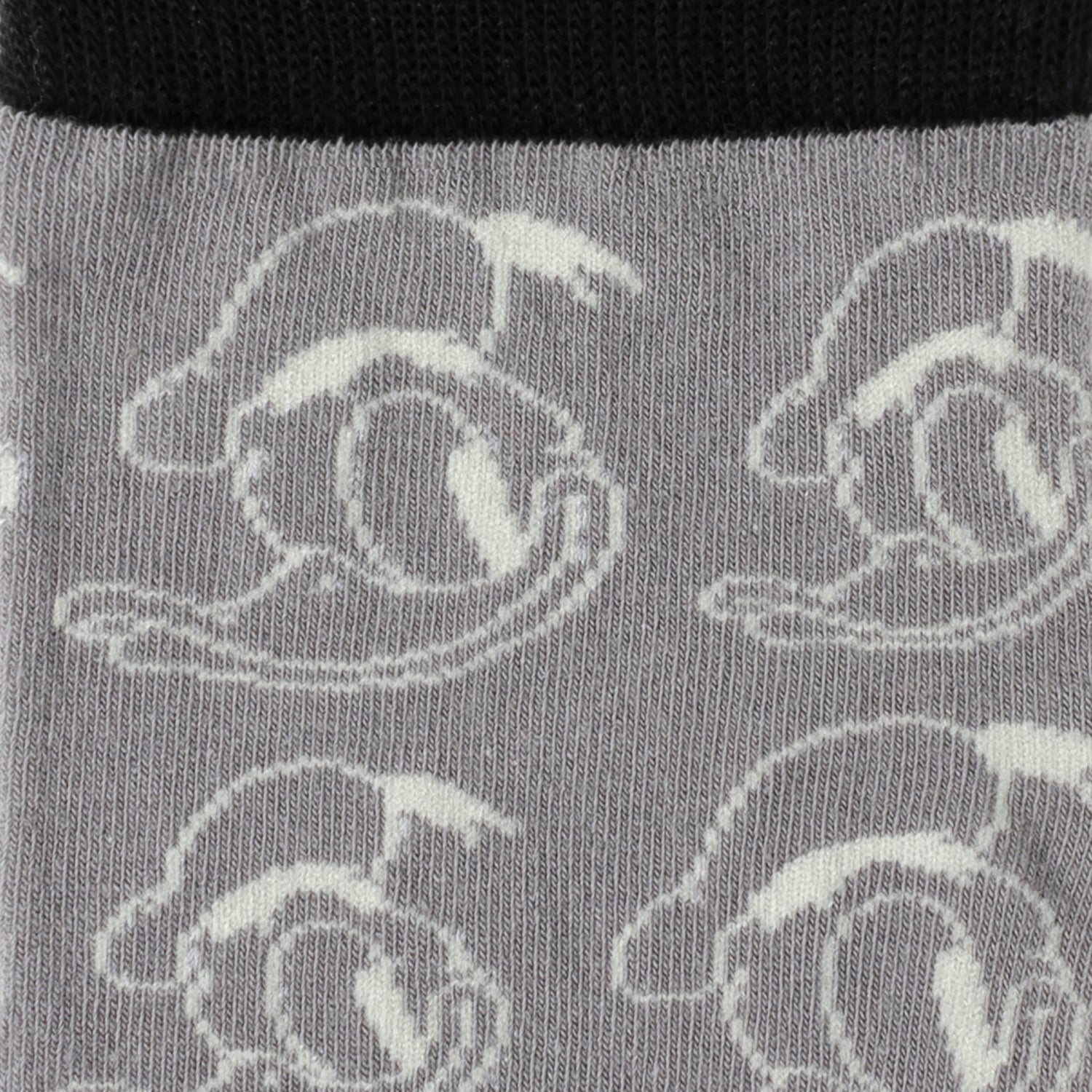 Disney Donald Duck Patterned Gray Socks and Mickey Mouse Blue Lapel Pin Gift Set by Cufflinks.com