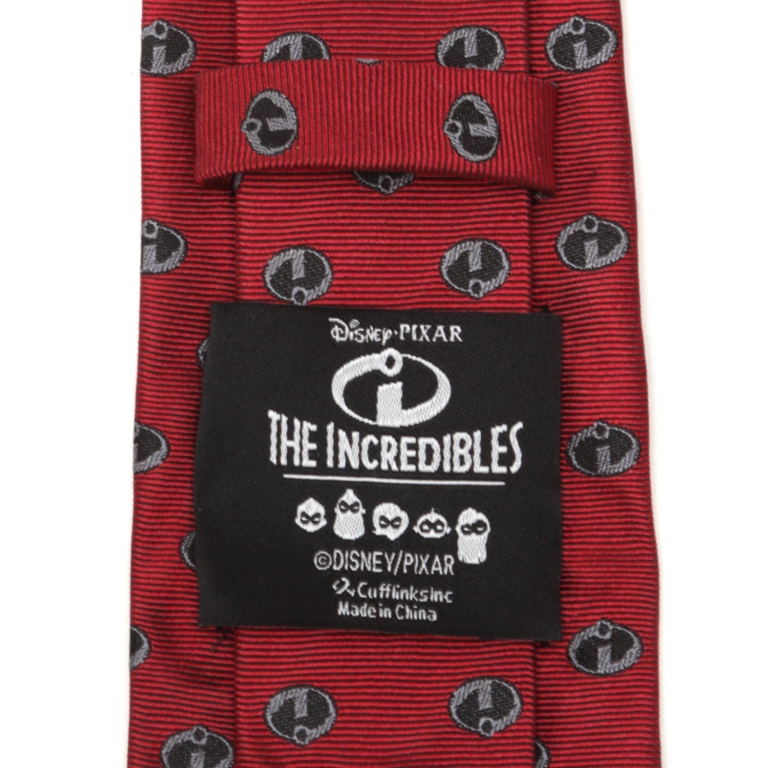 Disney Pixar The Incredibles Logo Red Men&