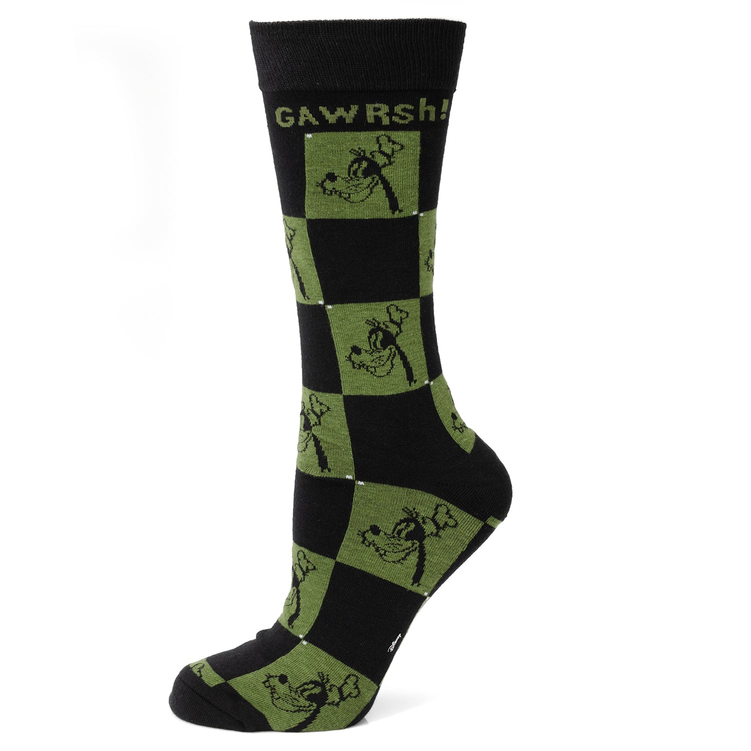Disney Goofy Check Socks and Mickey Mouse Blue Lapel Pin Gift Set by Cufflinks.com