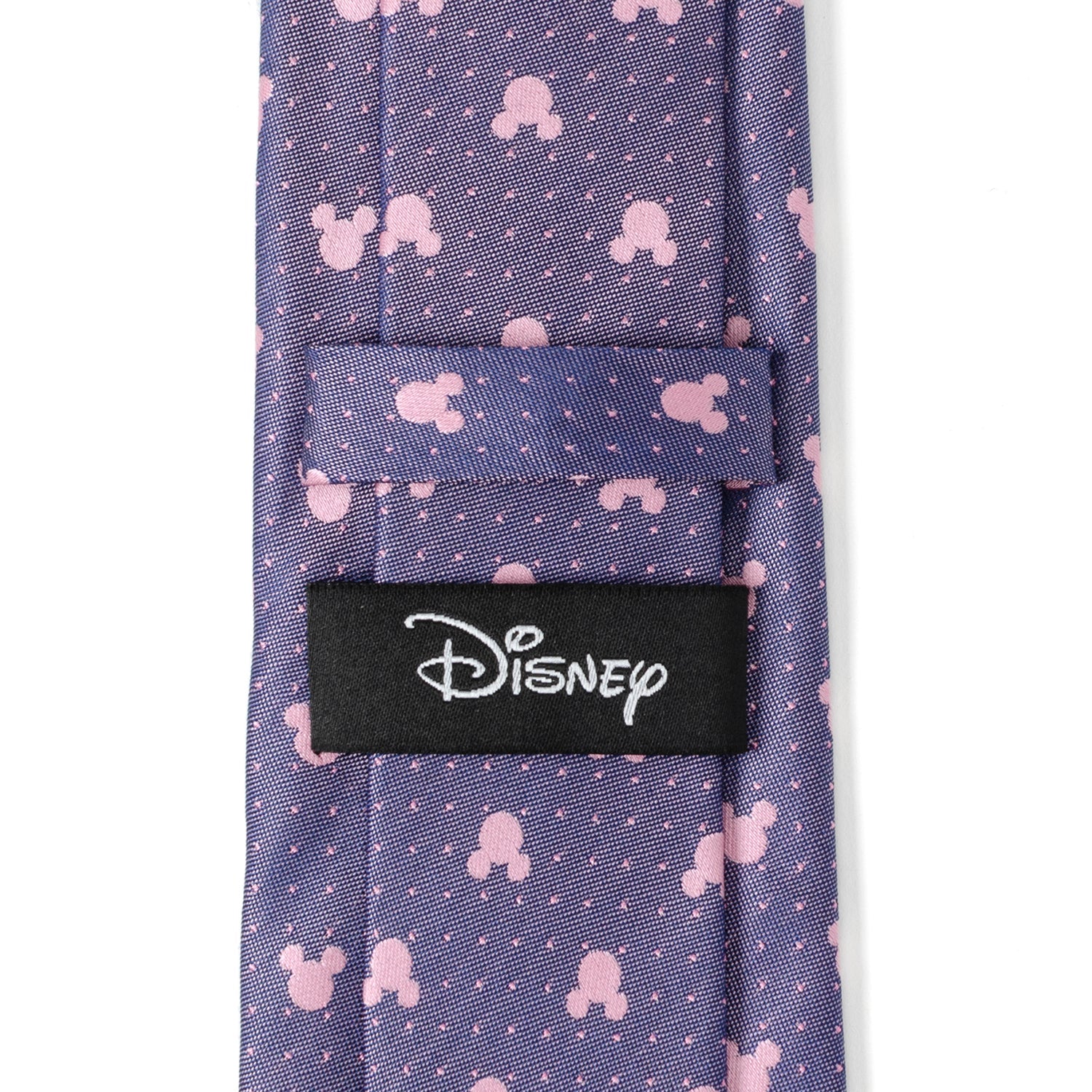 Disney Mickey Mouse Purple and Pink Dot Silhouette Tie by Cufflinks.com