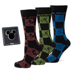 Disney Mickey and Friends Checkered Black Gift Set