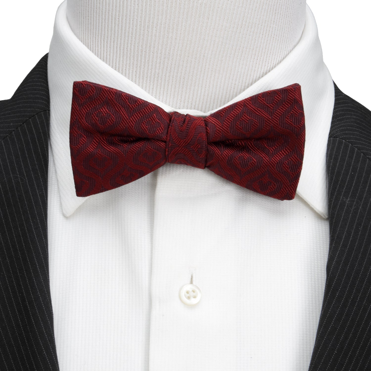 Disney Mickey Mouse Holiday Maroon Bow Tie by Cufflinks.com