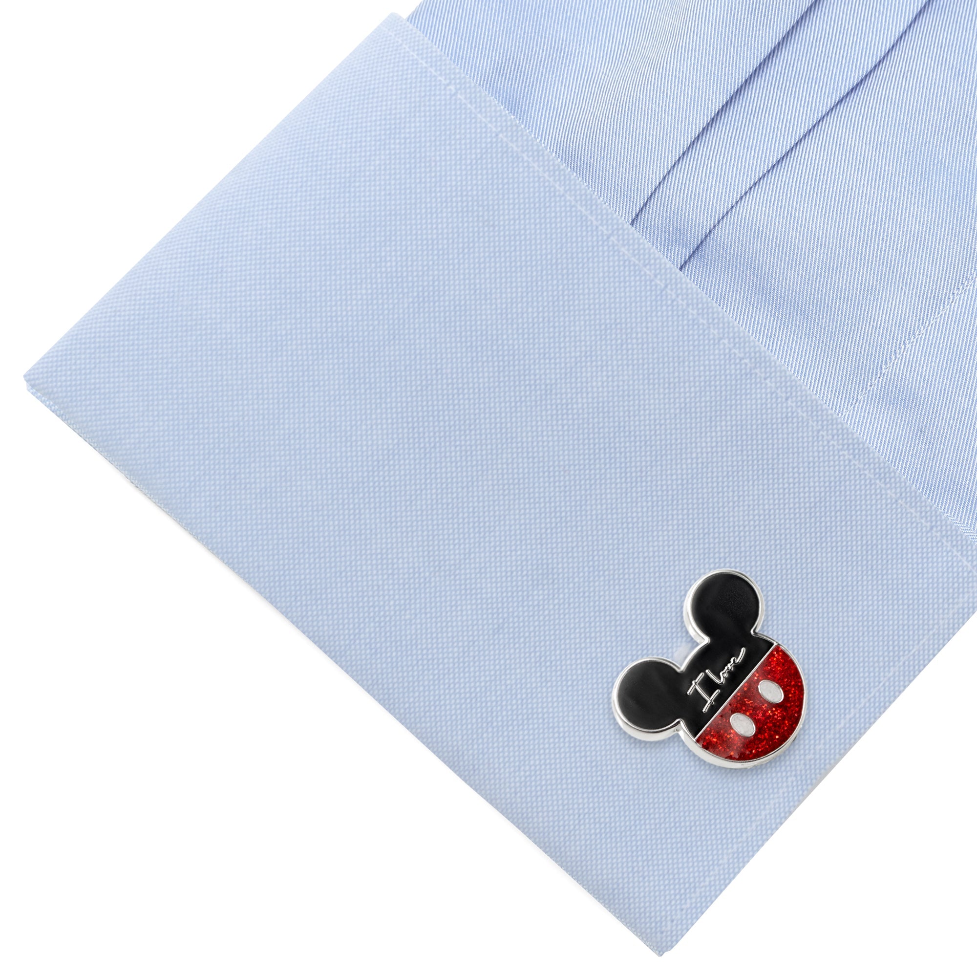 Disney Mickey and Minnie Mouse "I Love Us" Cufflinks by Cufflinks.com