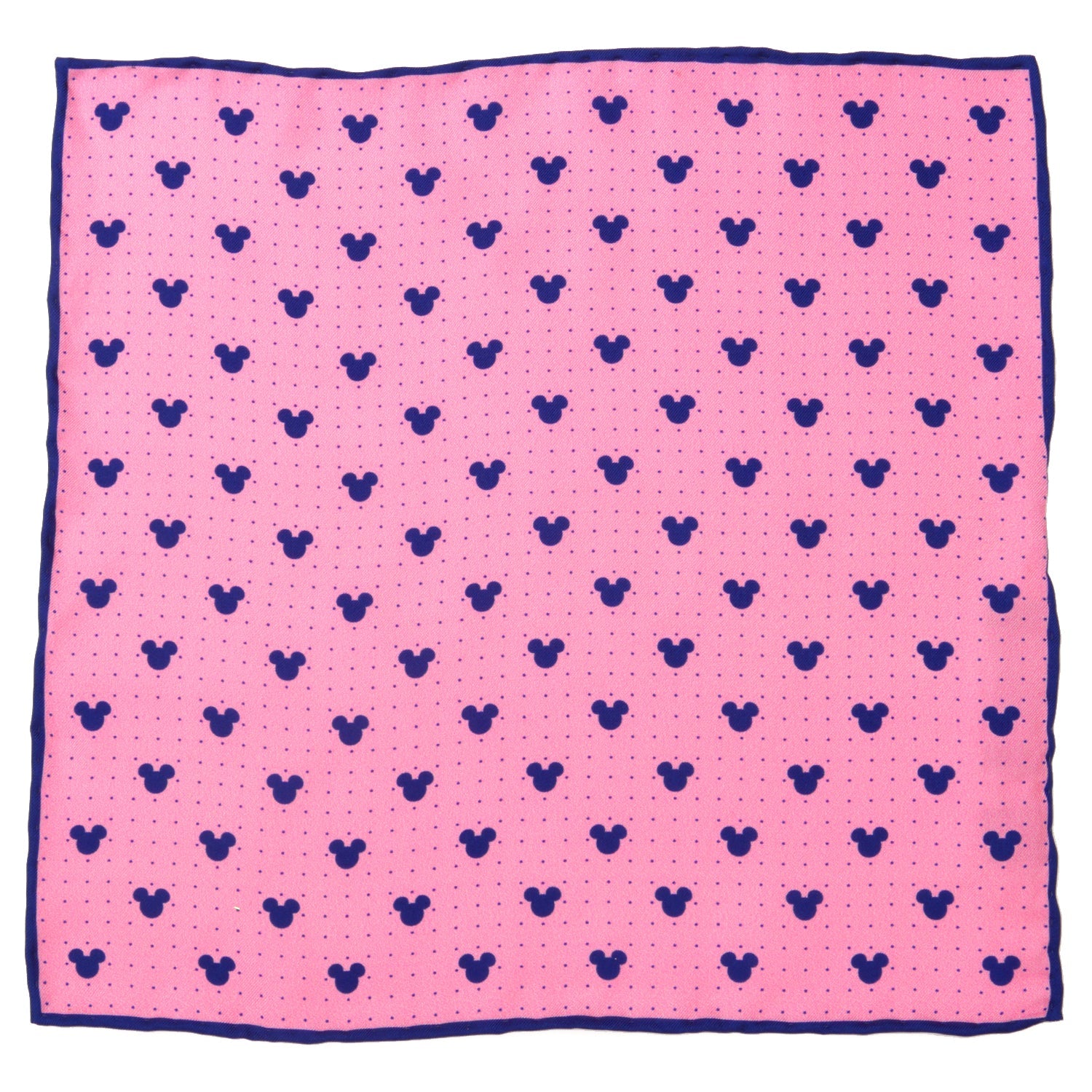 Disney Mickey Mouse Dot Pink Pocket Square by Cufflinks.com