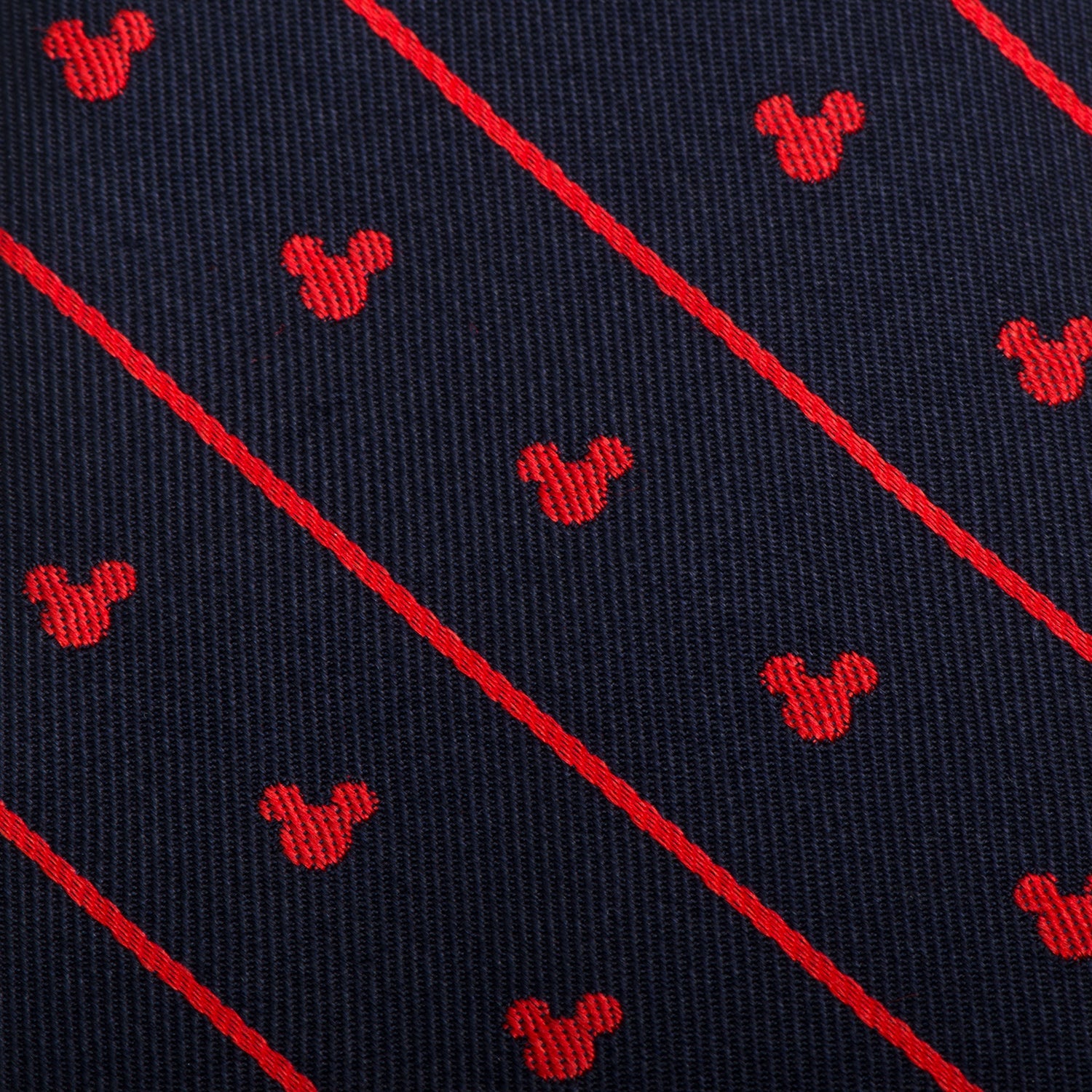 Disney Mickey Mouse Navy Pinstripe Tie by Cufflinks.com