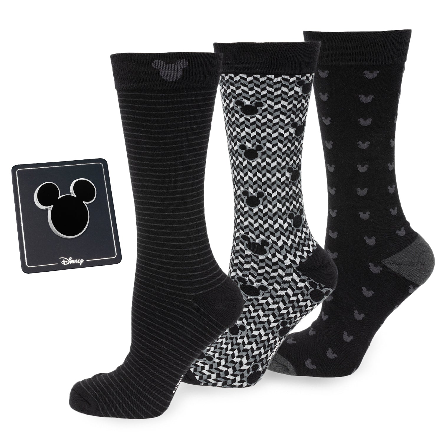 Mickey Mouse Silhouette Black Gift Set by Cufflinks.com