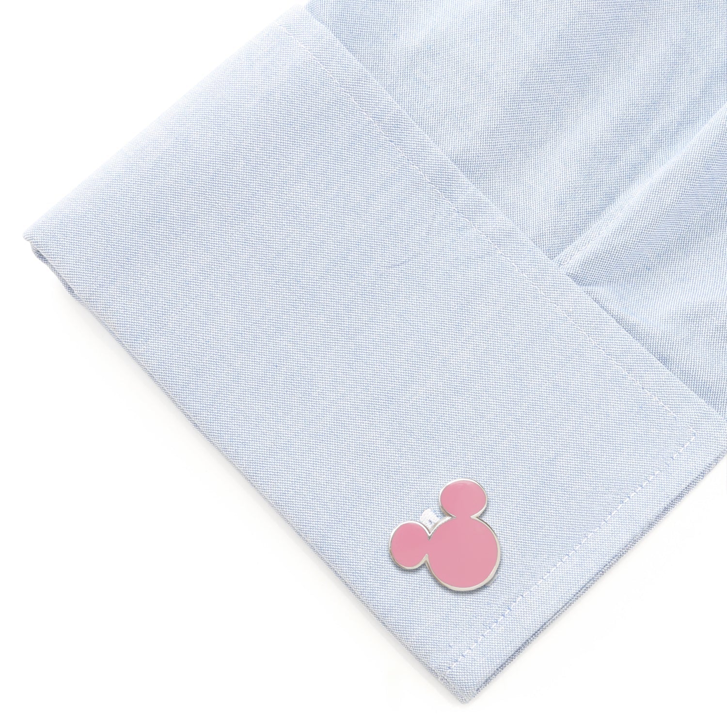 Disney Mickey Mouse Silhouette Pink Cufflinks by Cufflinks.com
