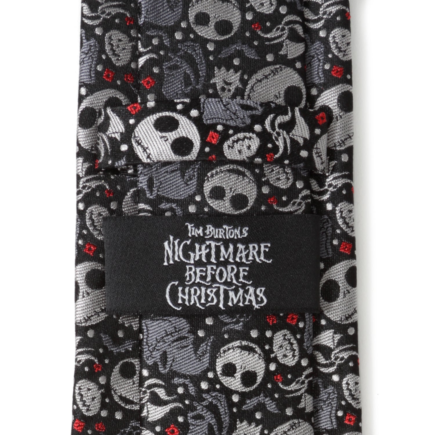 Disney The Nightmare Before Christmas Black Gray Pattern Men&
