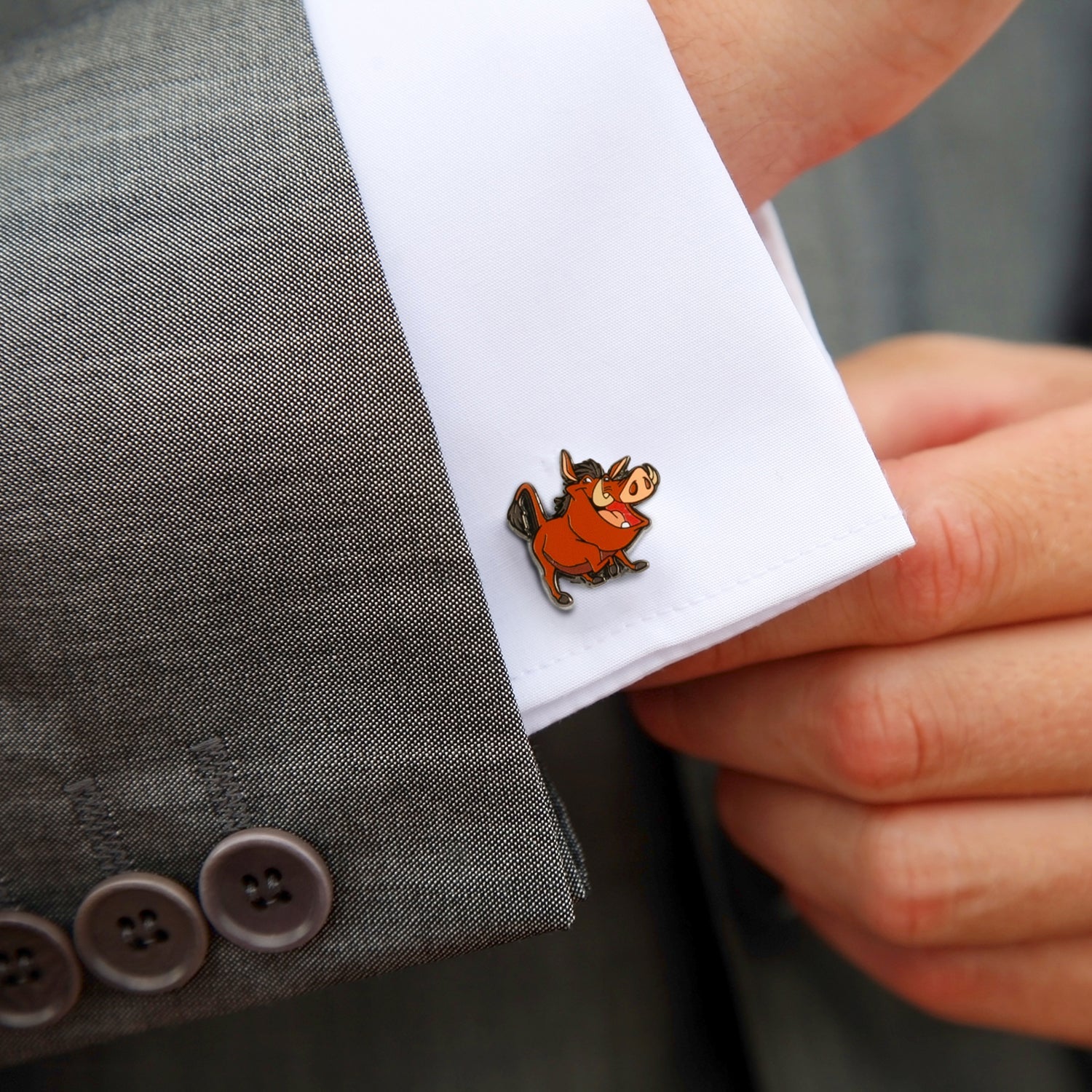 Disney The Lion King Timon & Pumbaa Cufflinks by Cufflinks.com