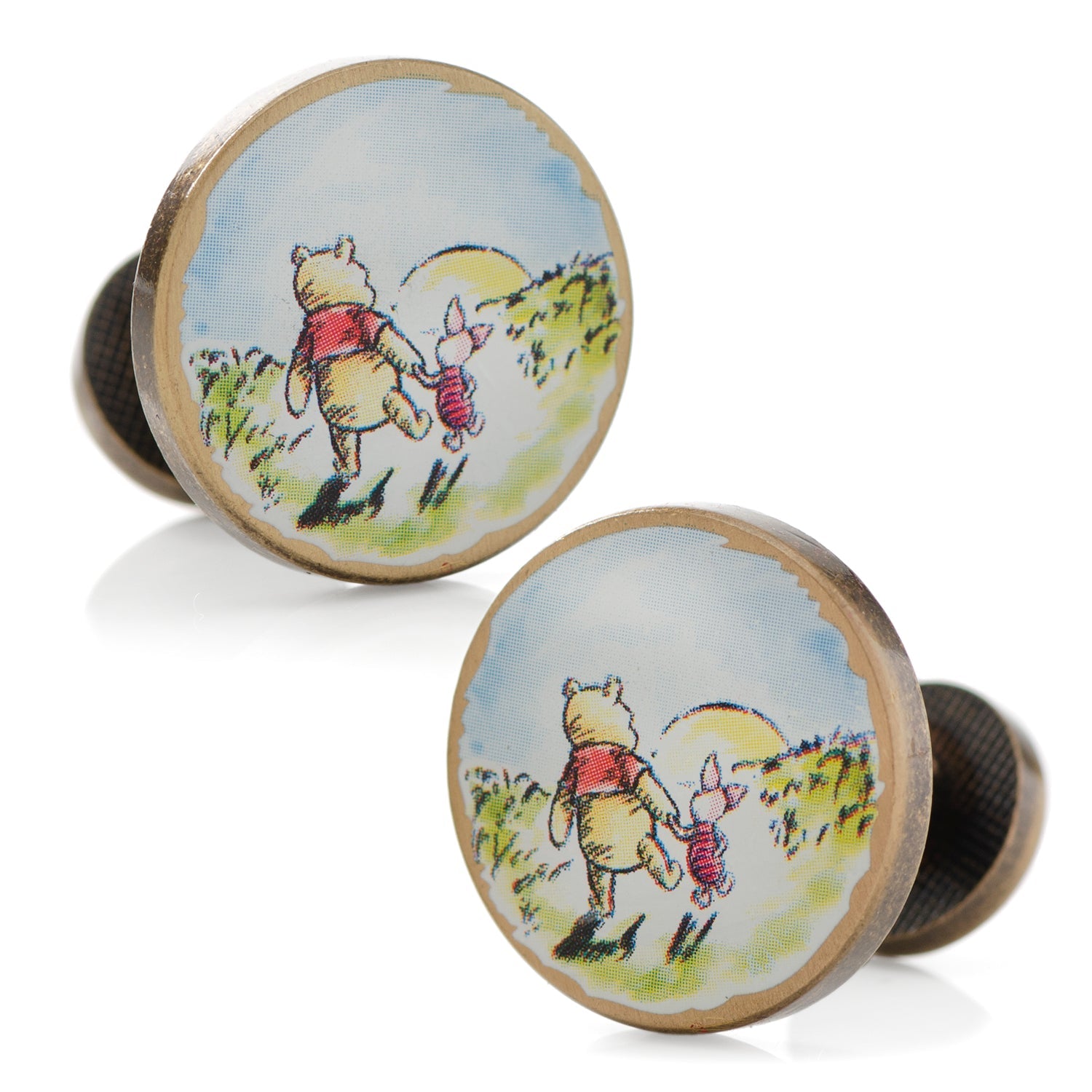 Disney Winnie the Pooh and Piglet Cufflinks DestGlow