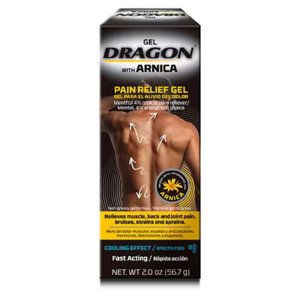 Dragon Arnica Pain Relief Gel (2 oz) DestGlow