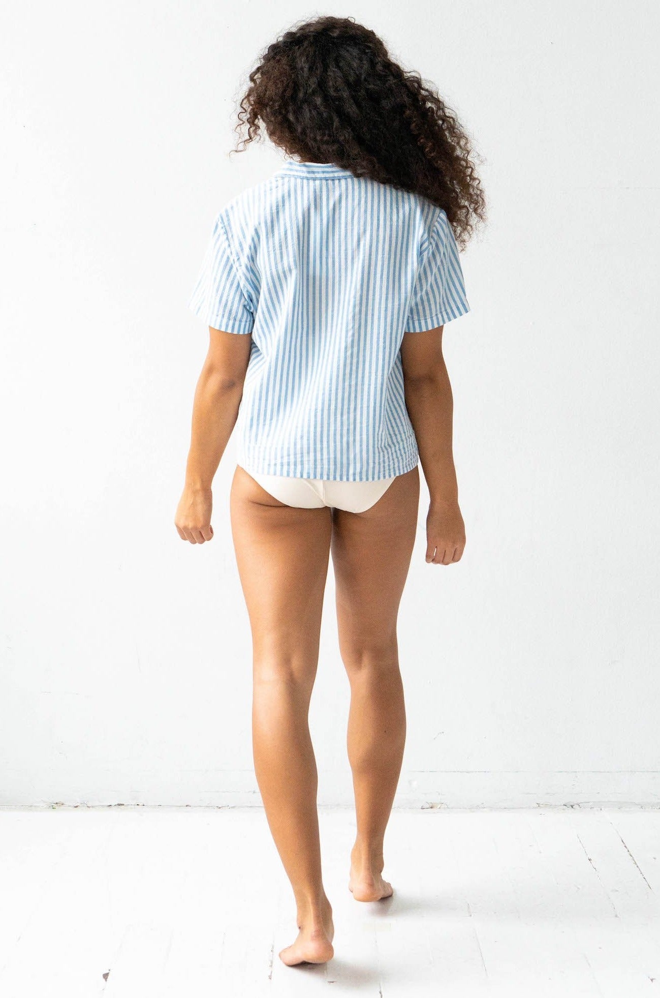 Cropped Button Down - DestGlow