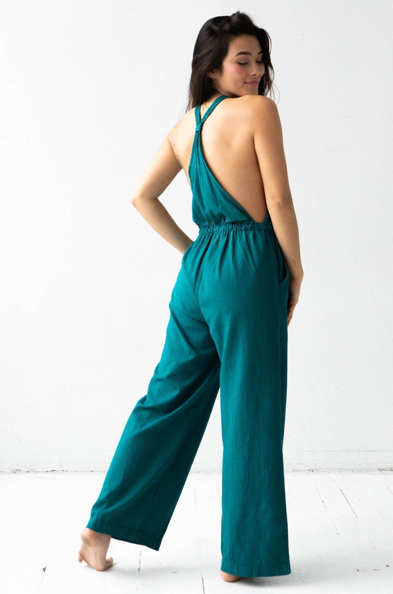Cross Front Jumpsuit - DestGlow