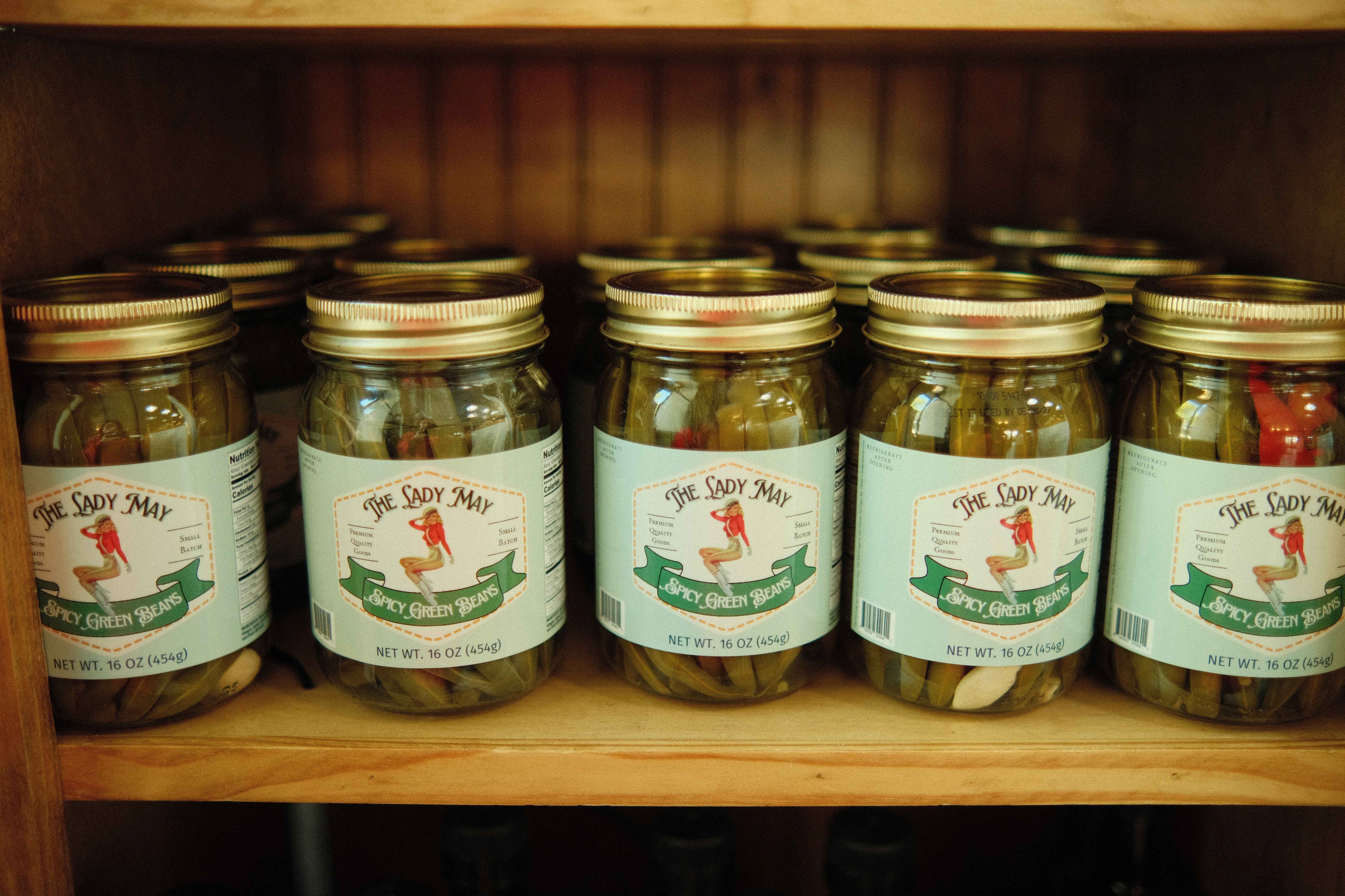 Spicy Pickled Snap Beans