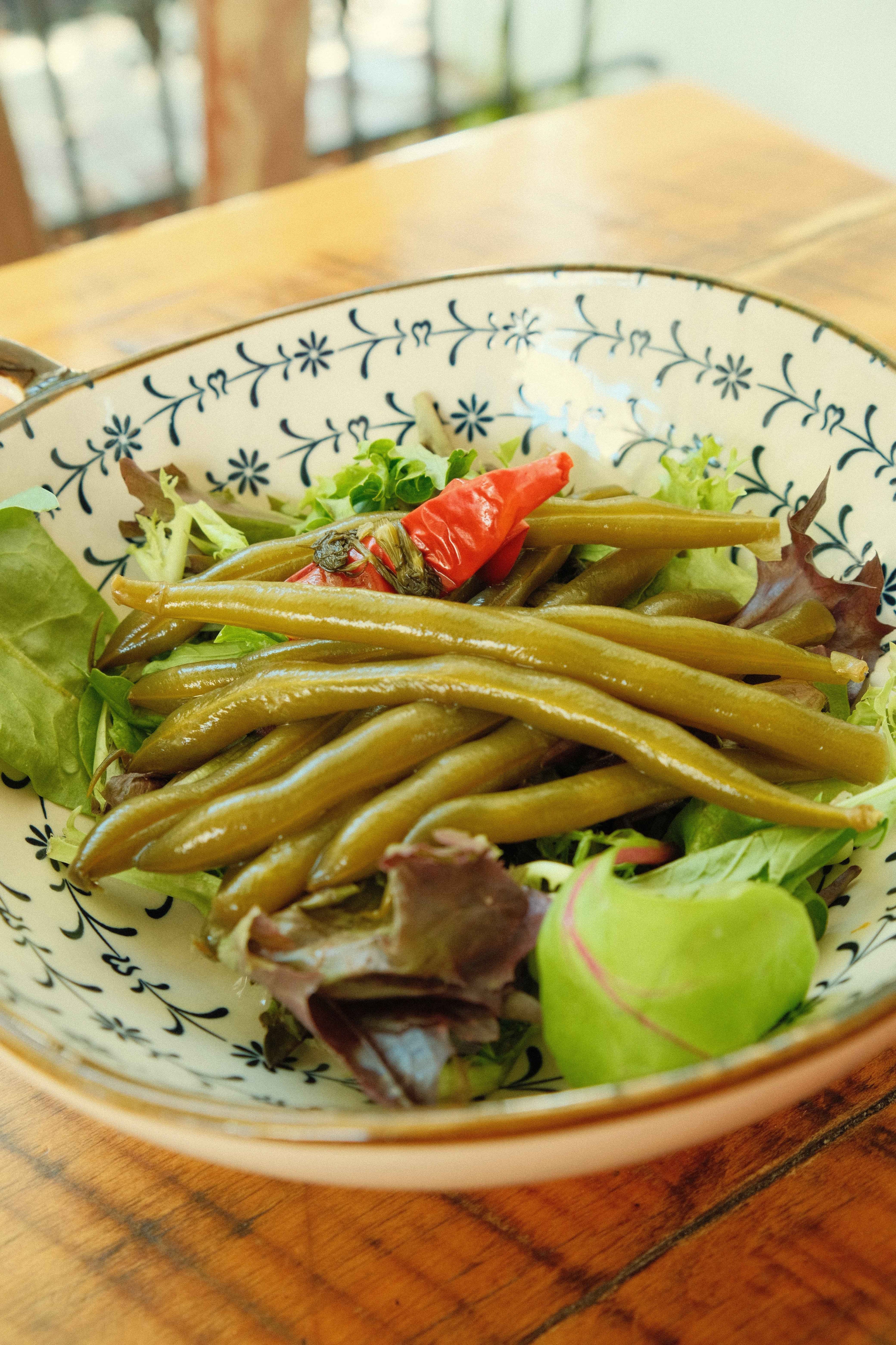 Spicy Pickled Snap Beans