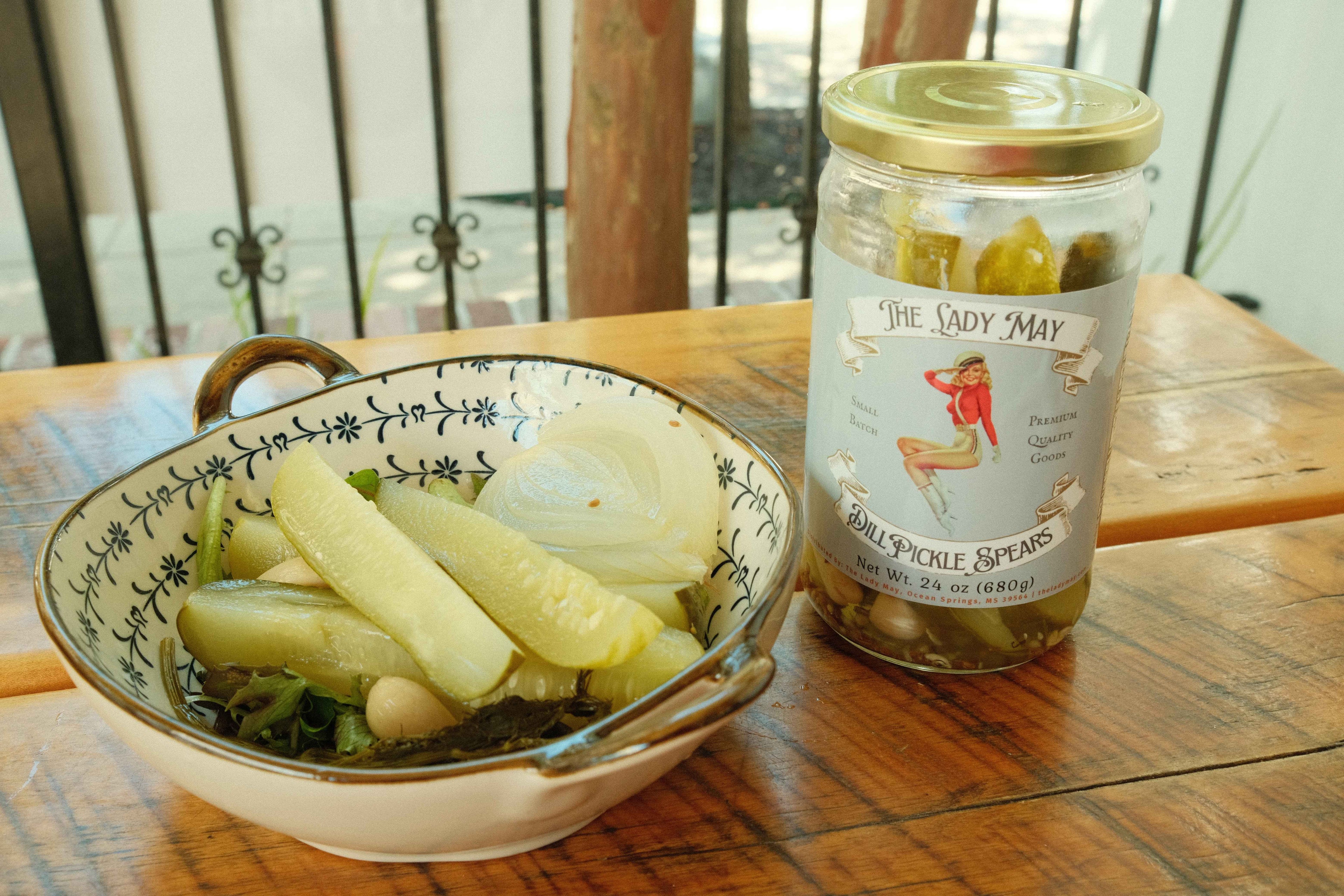The Lady May Dill Pickle Spears - Small Batch Southern Garlic Dill Pickles