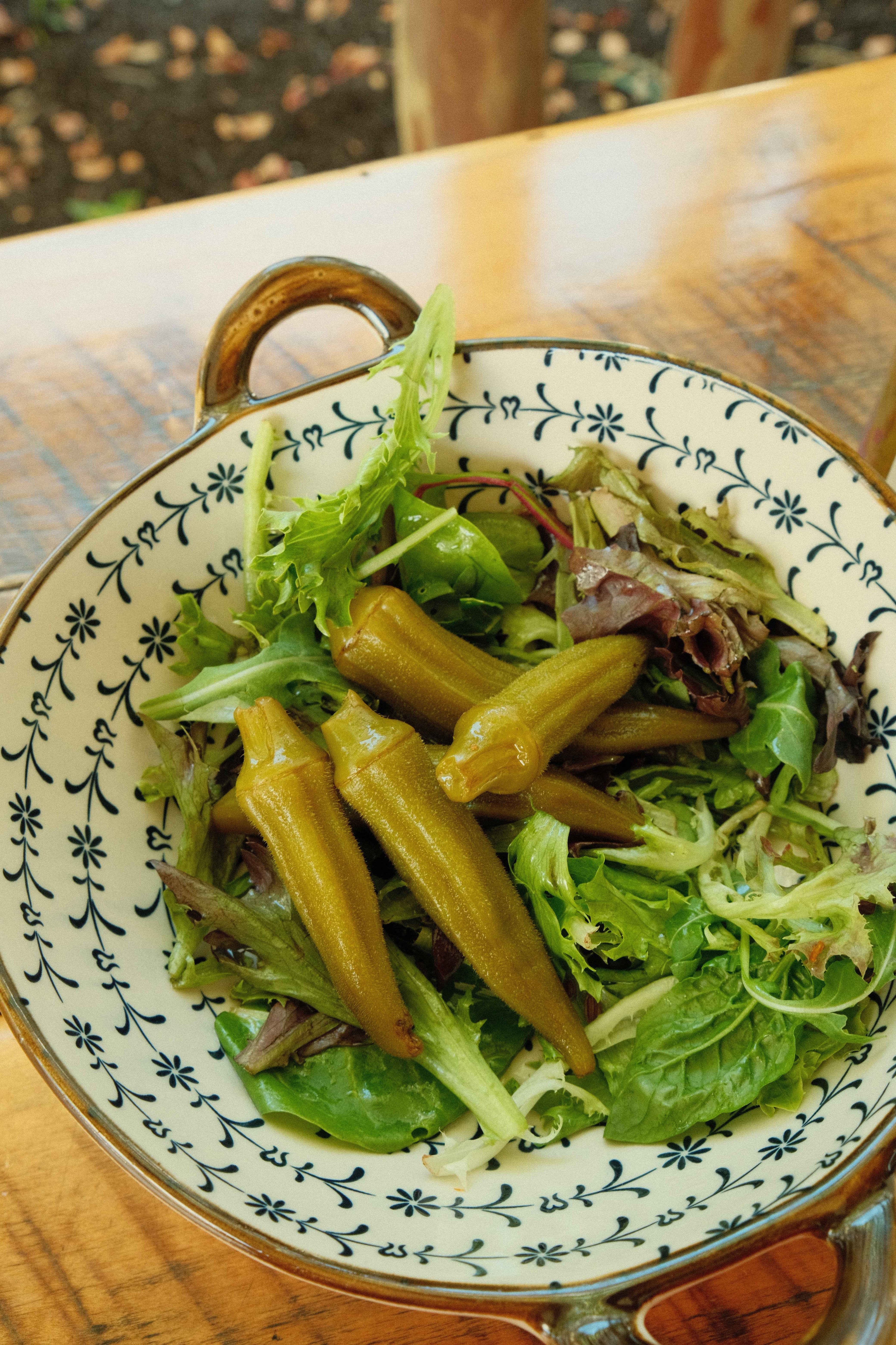 Sweet & Spicy Pickled Okra - Southern Style | Small Batch Restaurant Made | Lady May - 24oz