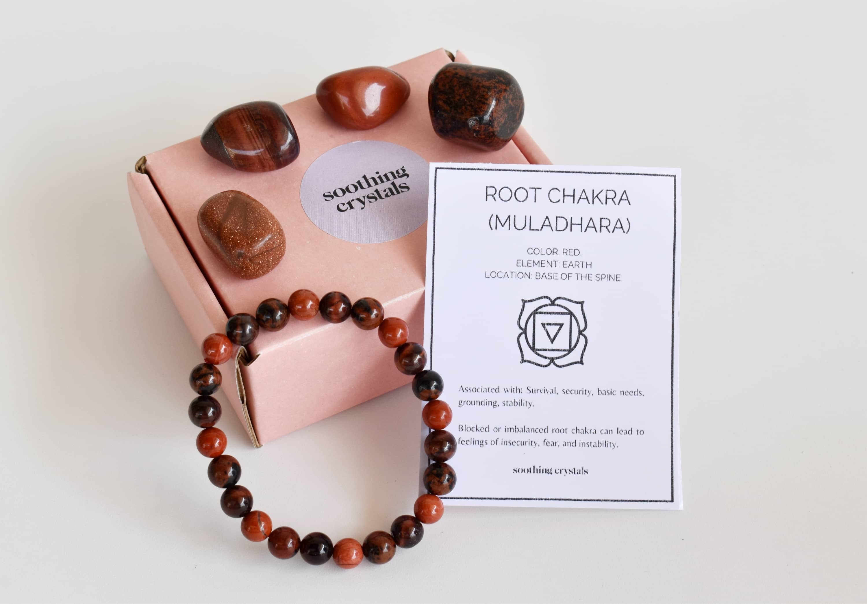 ROOT Chakra Crystals Kit, Chakra&