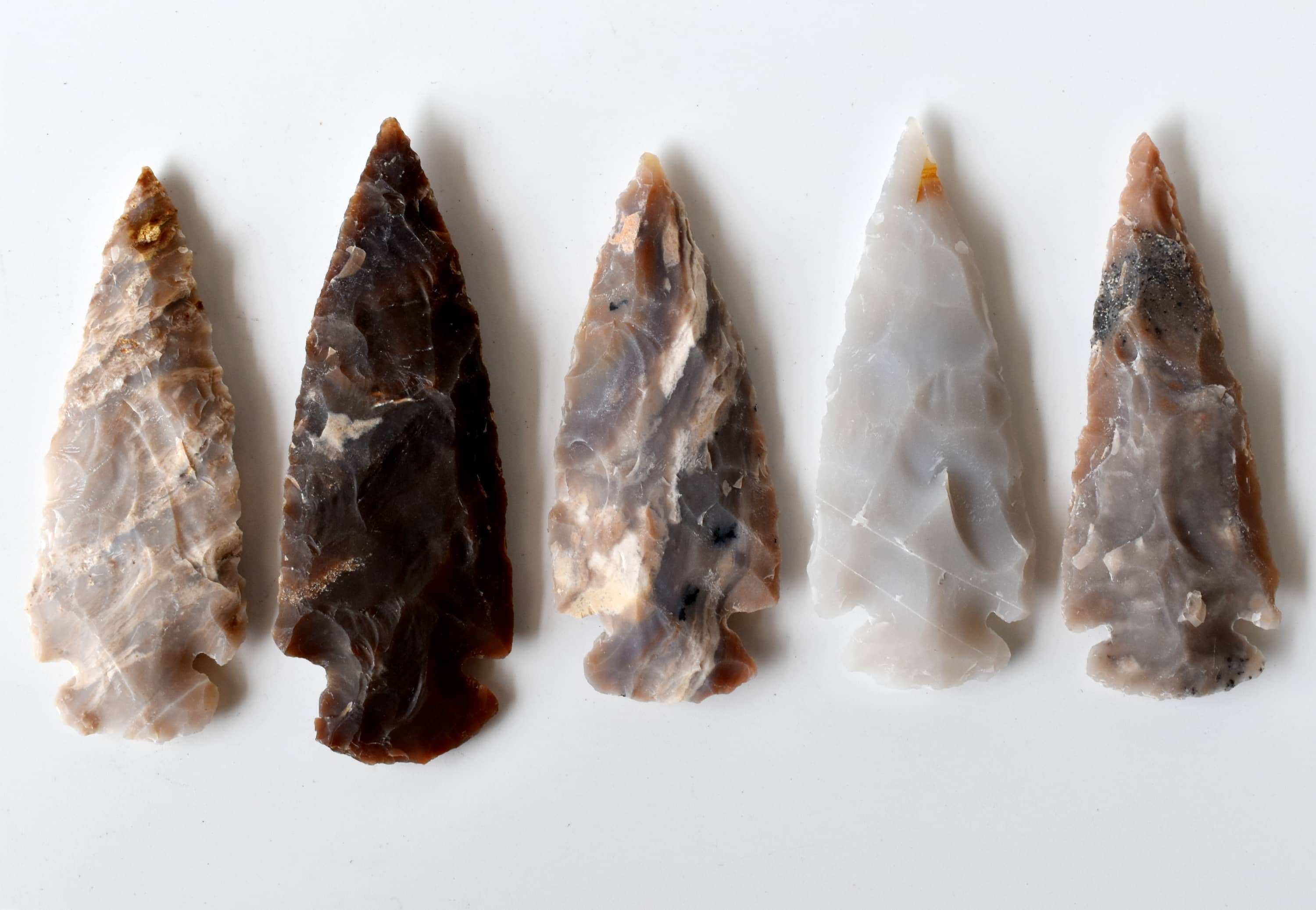 Fancy Jasper Arrowhead Points DestGlow