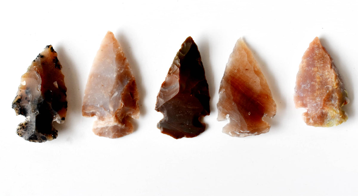 Fancy Jasper Arrowhead Points DestGlow
