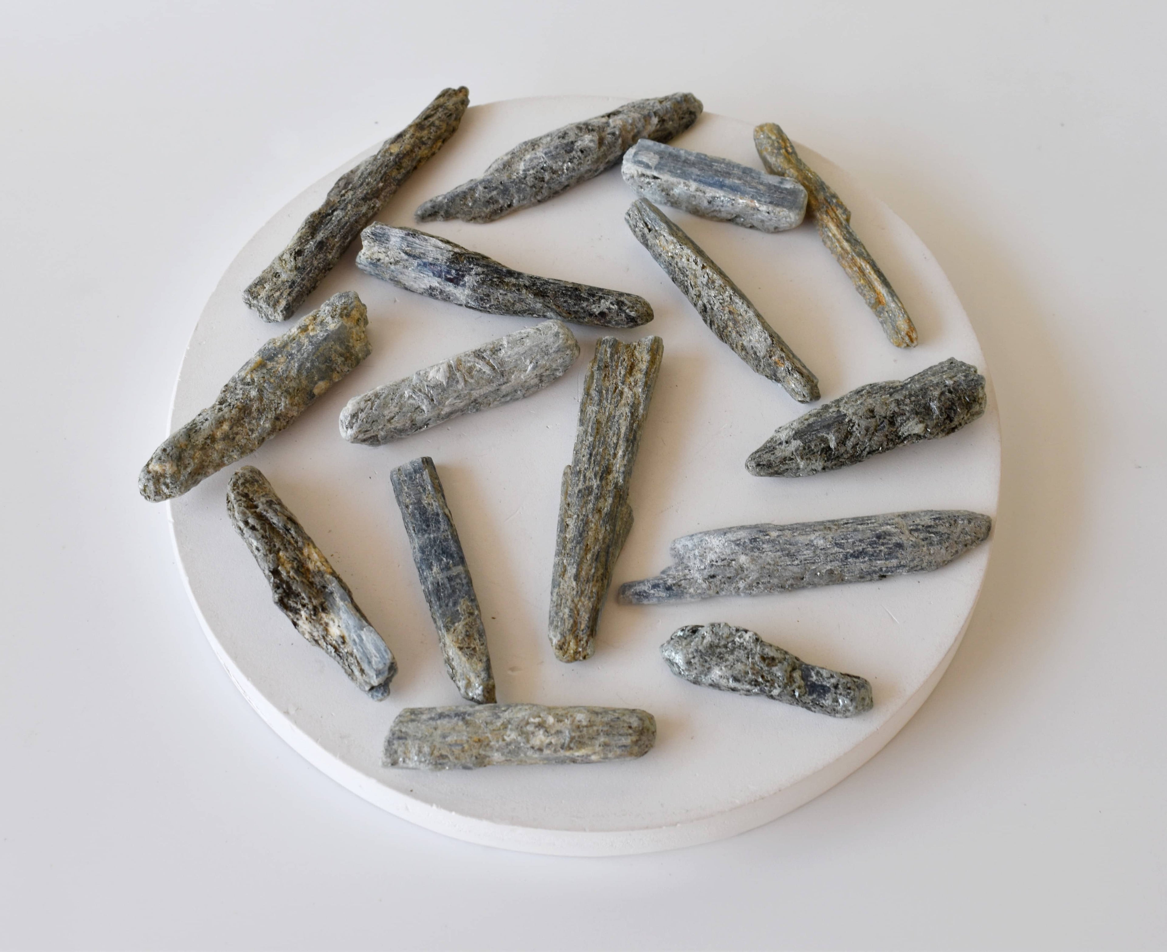 Natural Kyanite Points, Natural Bulk Crystals (Relaxation and Sleep) DestGlow