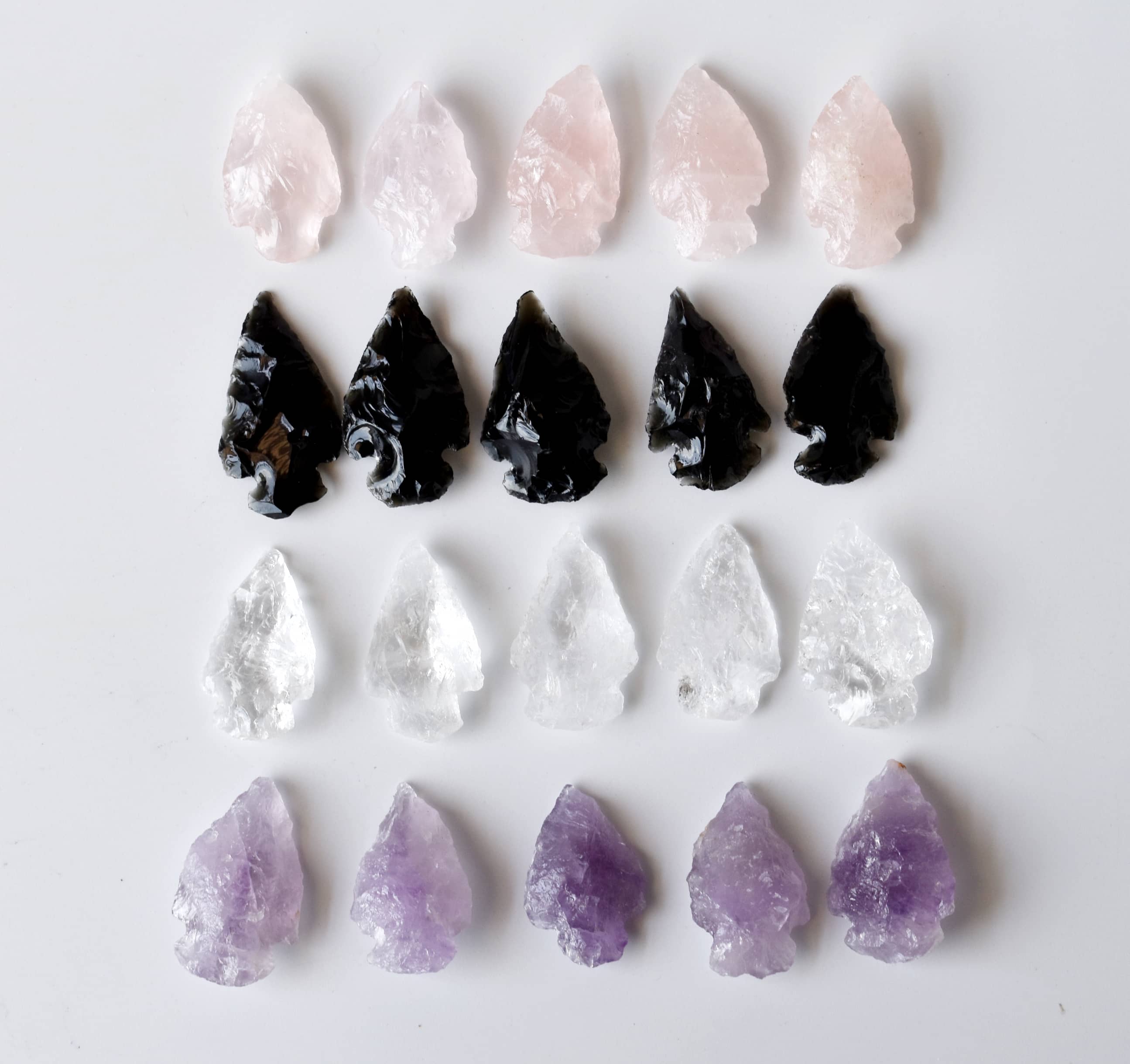 Gemstone Arrowheads for DIY Project Craft Point Jewelry Making DestGlow