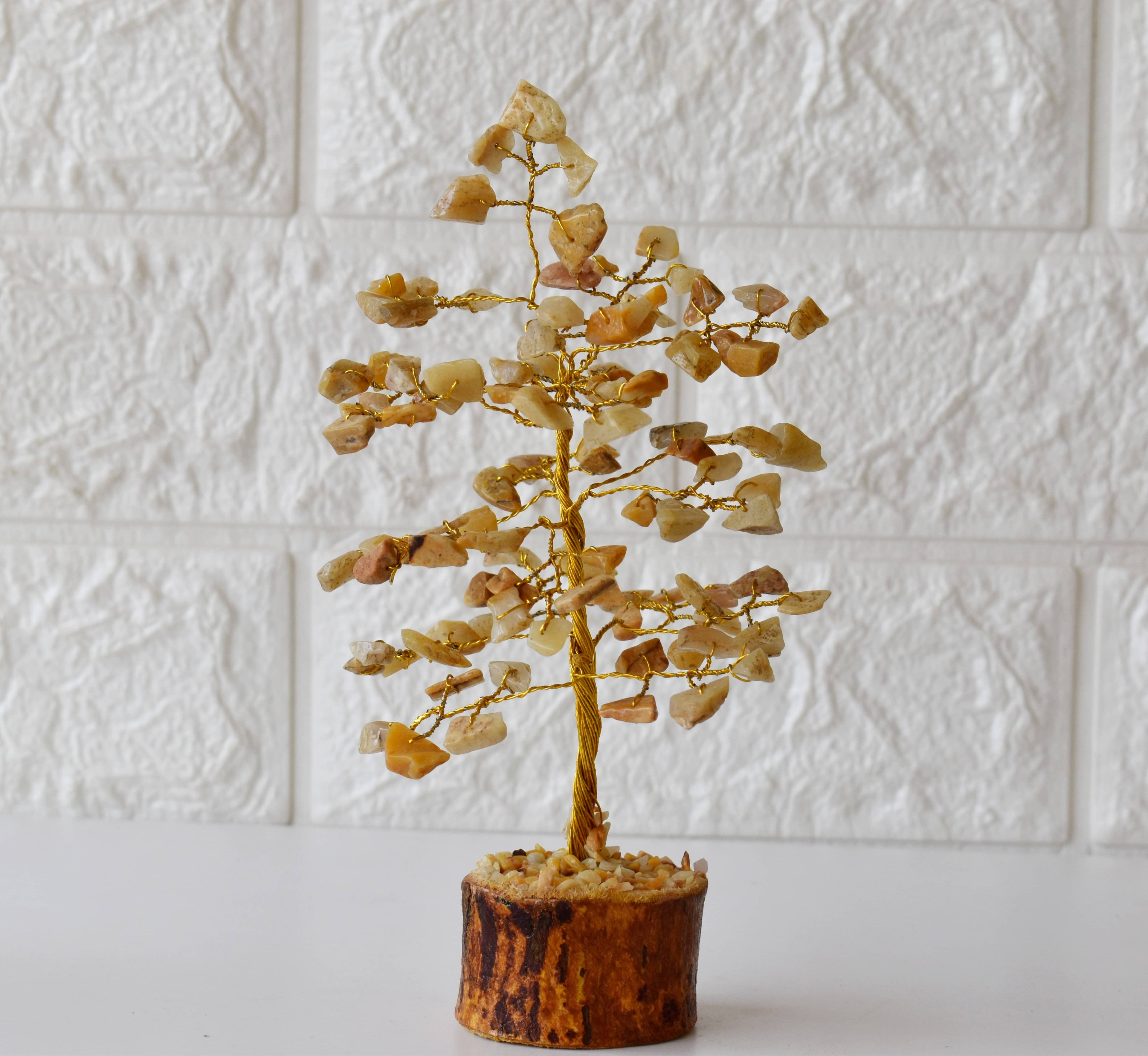 Yellow Aventurine Crystal Tree (Intuition and Weight Control) DestGlow