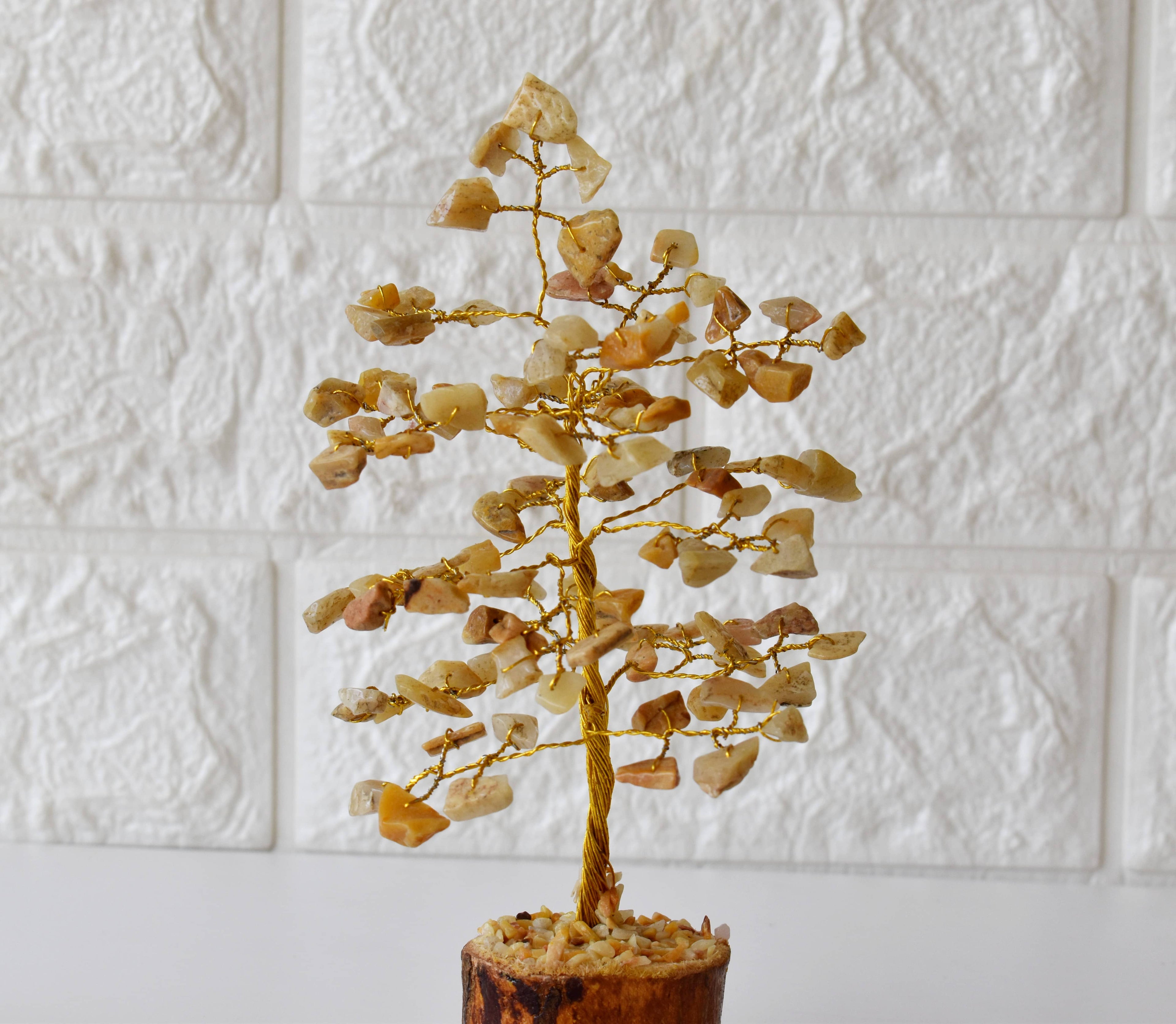 Yellow Aventurine Crystal Tree (Intuition and Weight Control)