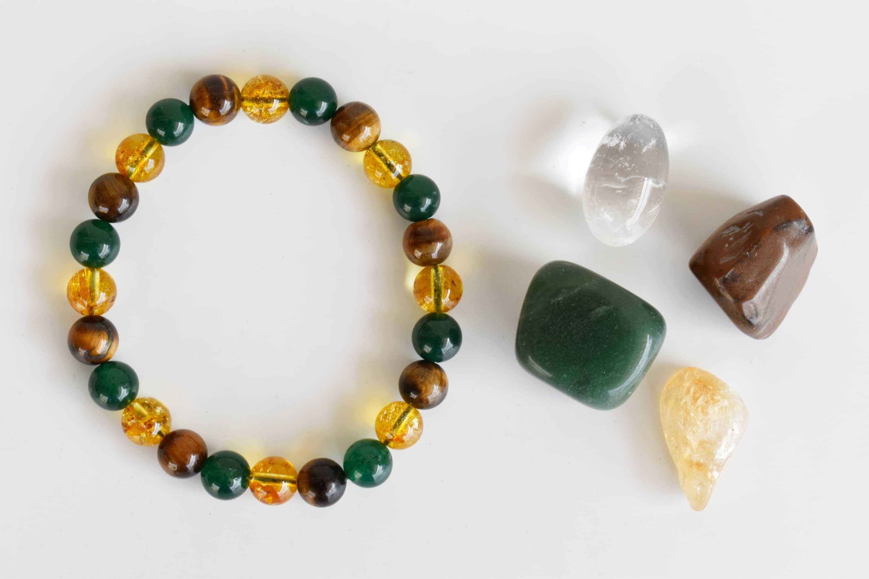 Harbouring GOOD FORTUNE Crystal Kit, Gemstone Tumble Kit, Good fortune Crystal Gift Set DestGlow