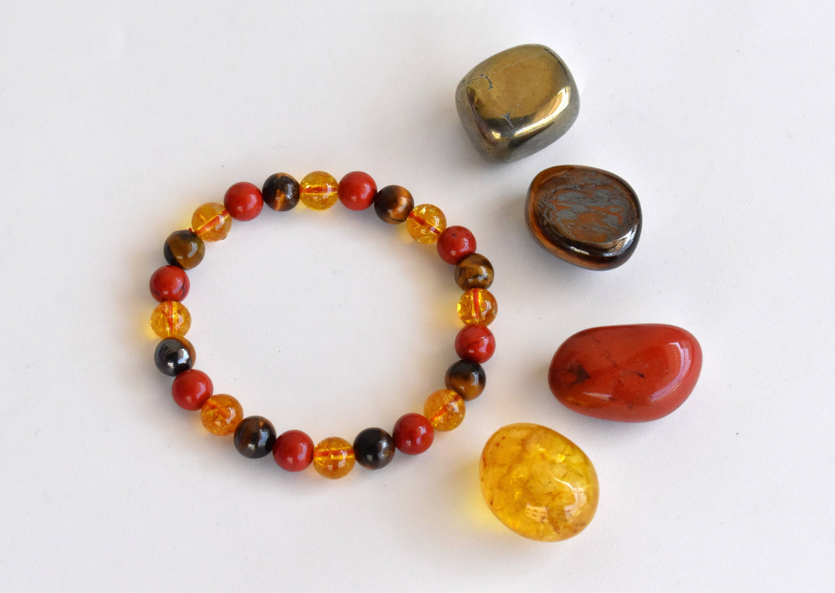 Boost CONFIDENCE Crystal Kit, Gemstone Tumble Kit, Confidence Crystal Gift Set. DestGlow