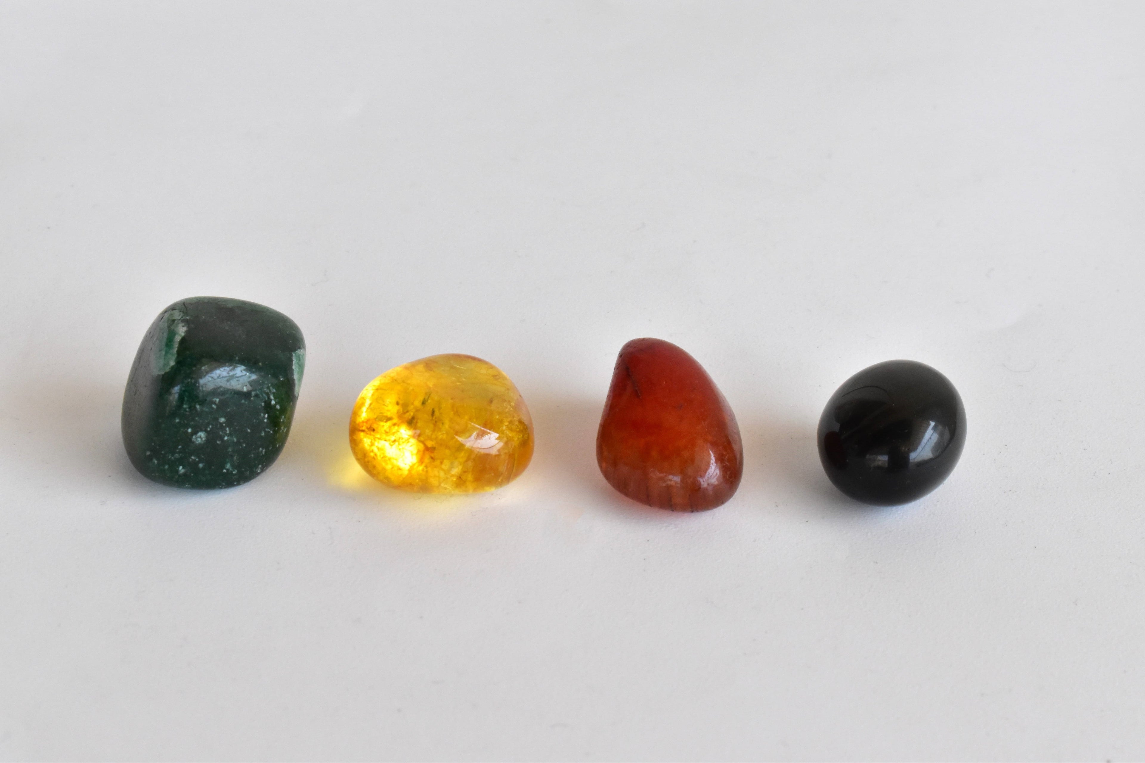Promoting HAPPINESS Crystal Kit, Gemstone Tumble Kit, Happiness Crystal Gift Set DestGlow