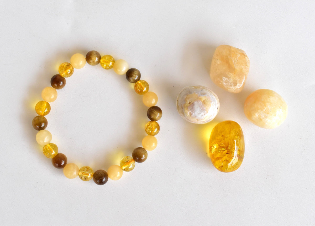 SOLAR PLEXUS Chakra Crystals Kit, Chakra&