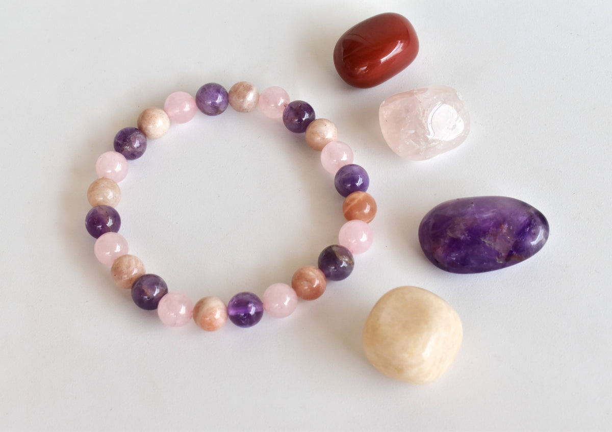 Improve SLEEP Crystal Kit, Gemstone Tumble Kit, Sleep Crystal Gift Set DestGlow