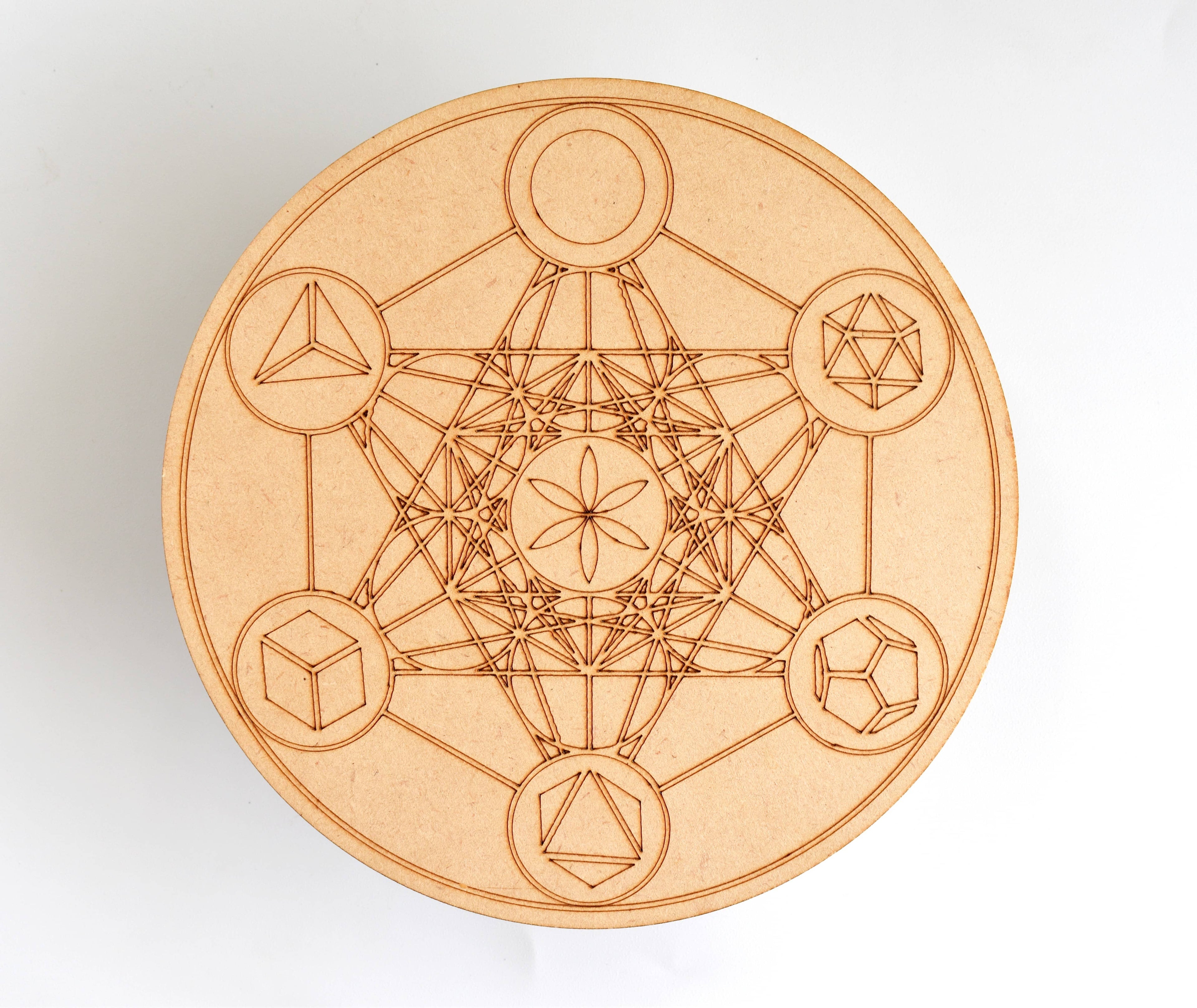 6" Dowsing Pendulum Board, Dowsing Board Grid Board DestGlow
