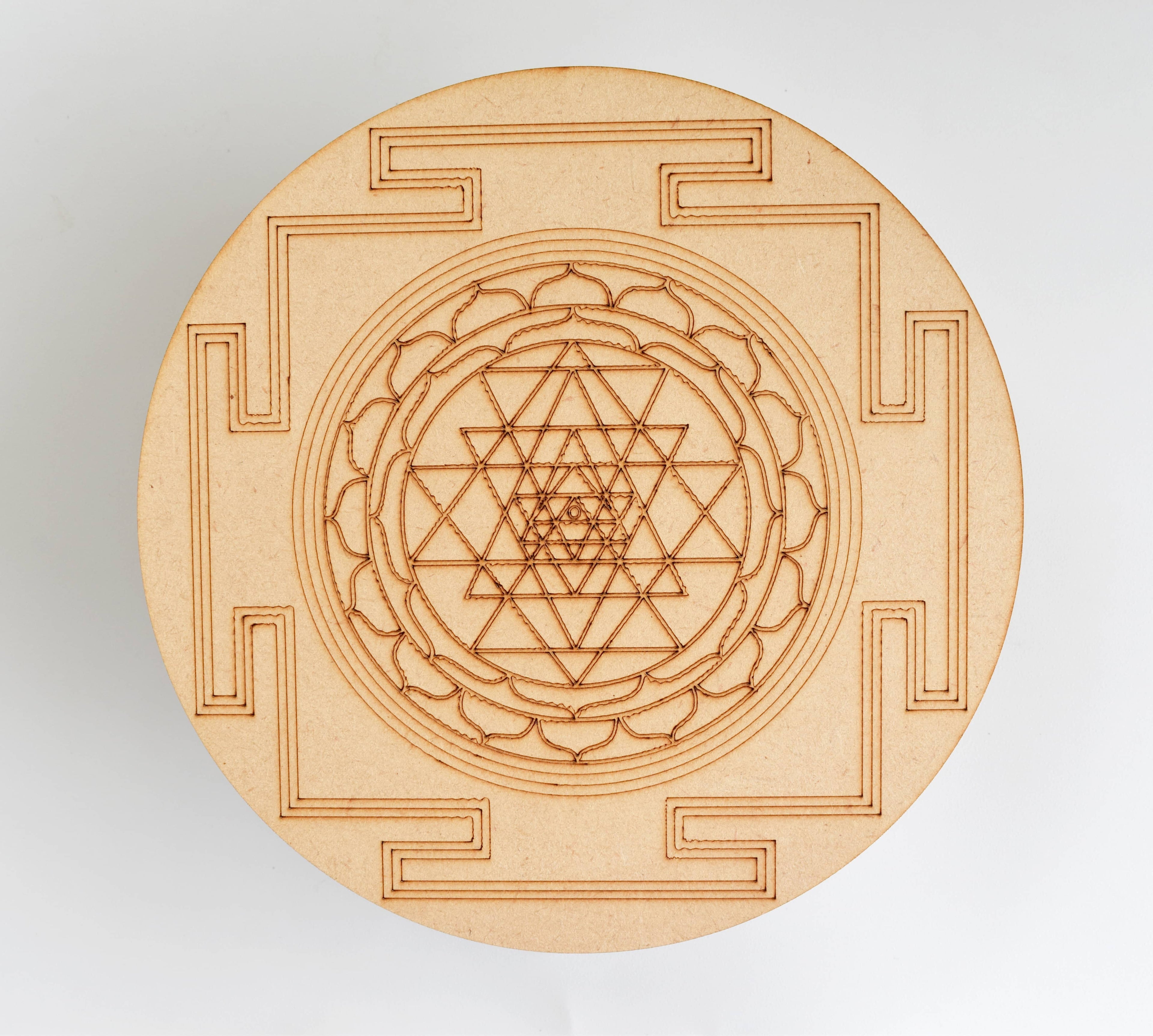 6" Dowsing Pendulum Board, Dowsing Board Grid Board DestGlow