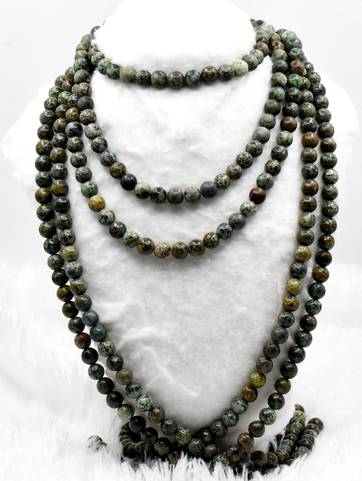 African Turquoise Beads, Natural Crystal Round Beads 4mm to 12mm DestGlow