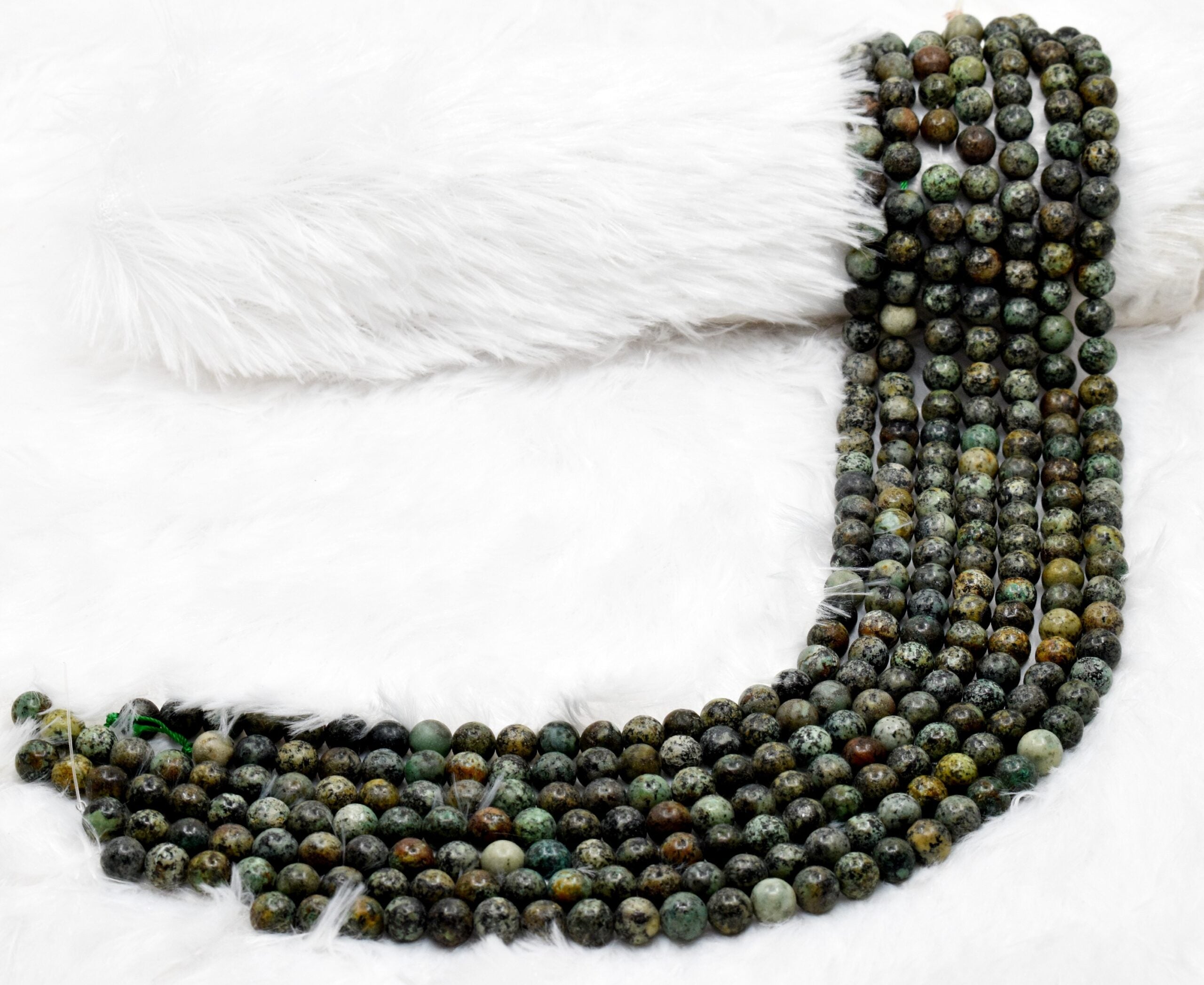 African Turquoise Beads, Natural Crystal Round Beads 4mm to 12mm DestGlow