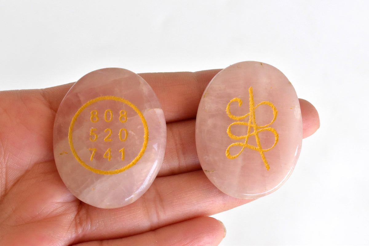 Rose Quartz Zibu Stones, Zibu Crystals Success Zibu Coins.