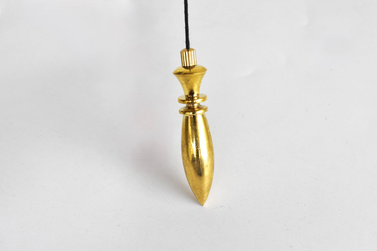 Bullet Brass Pendulum Silver Metal Egyptian Pendulums. DestGlow
