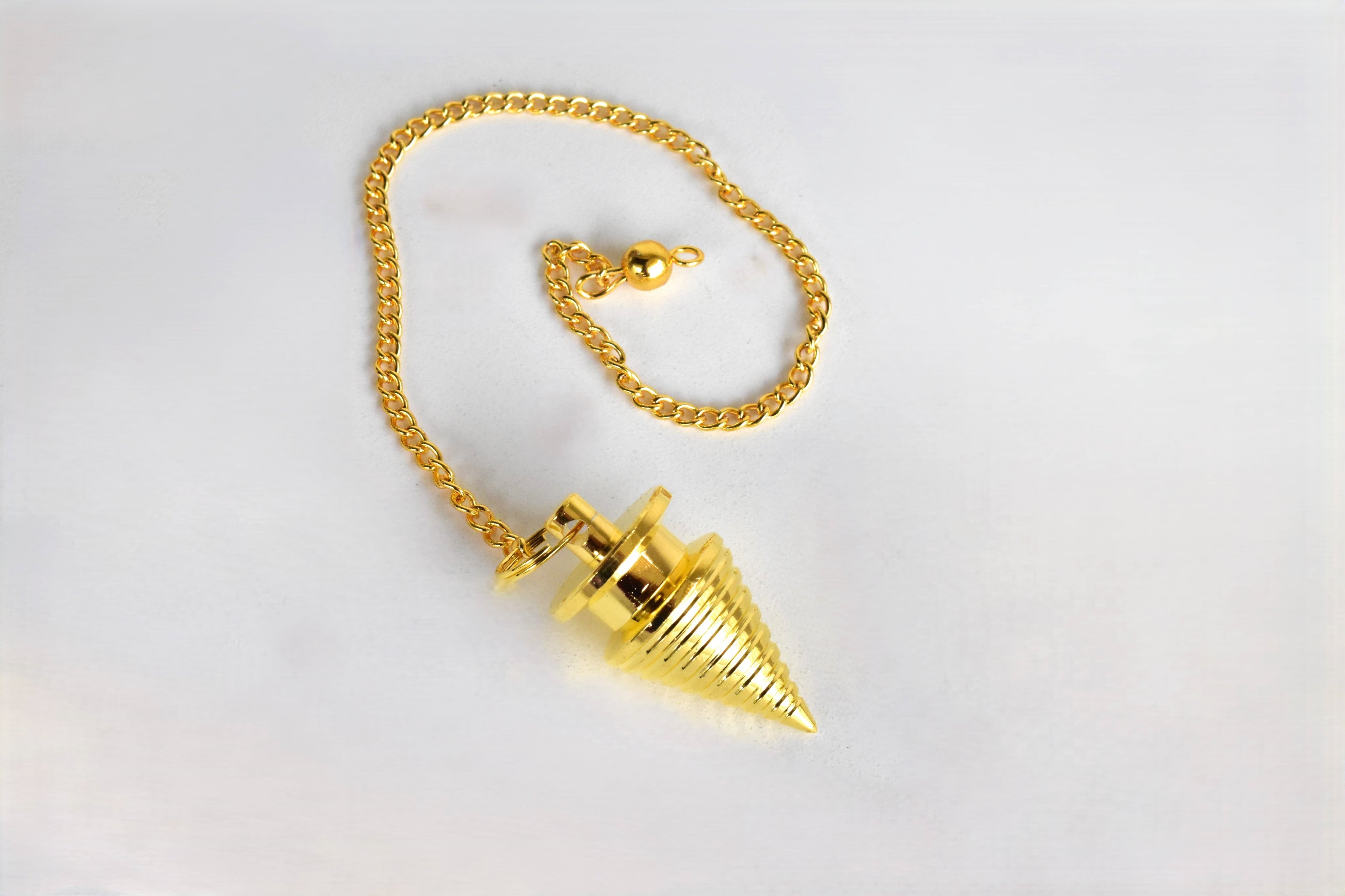 Brass Silver Metal Pendulums, Solid Ball Pendulum. DestGlow