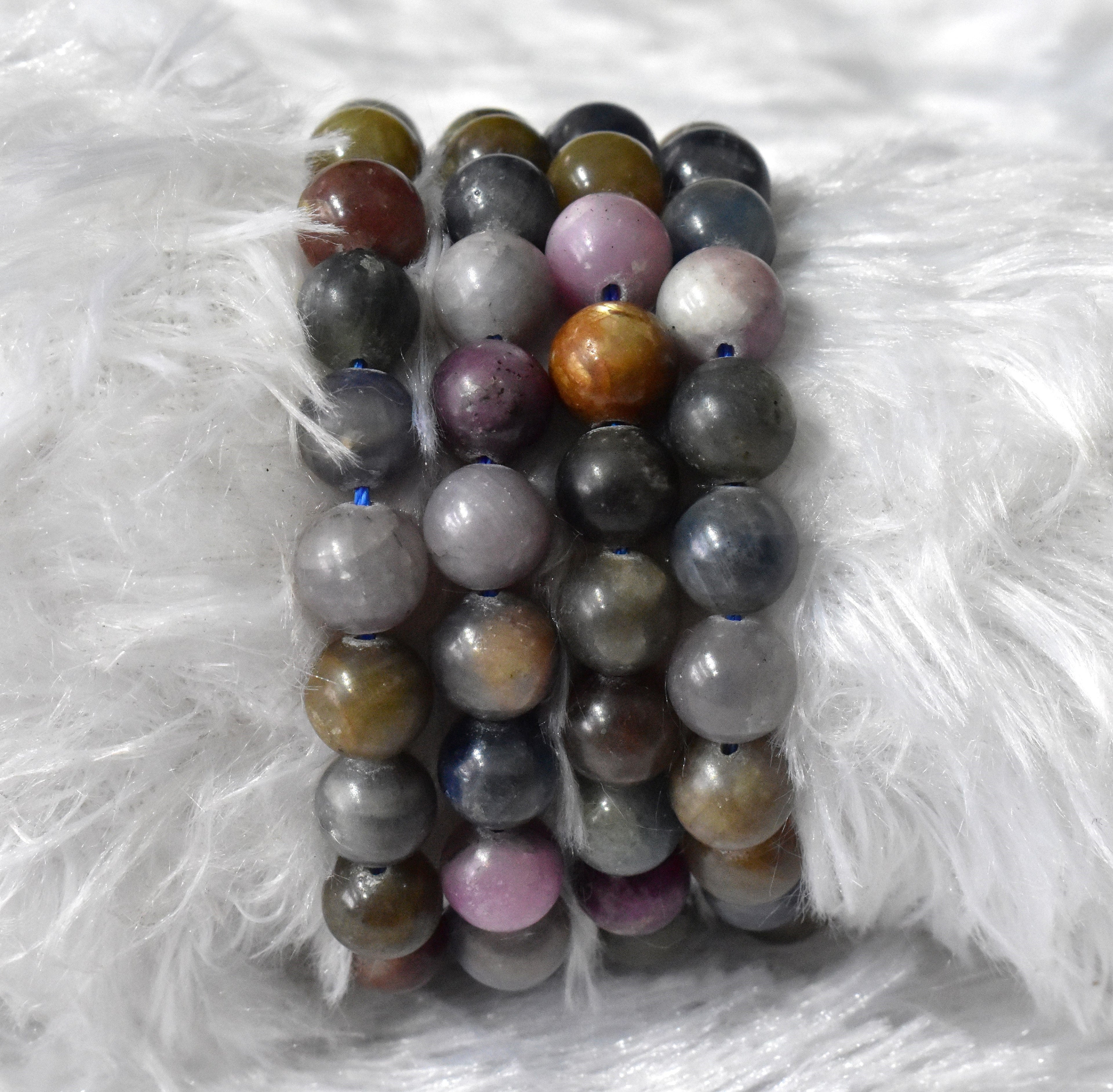 Multi Sapphire Gemstone Beads, Crystal Beads for Jewelry