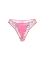Pink Floral Thong - accessories